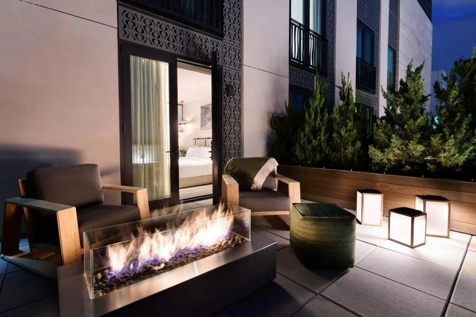 Patio in Halcyon - A Hotel in Cherry Creek