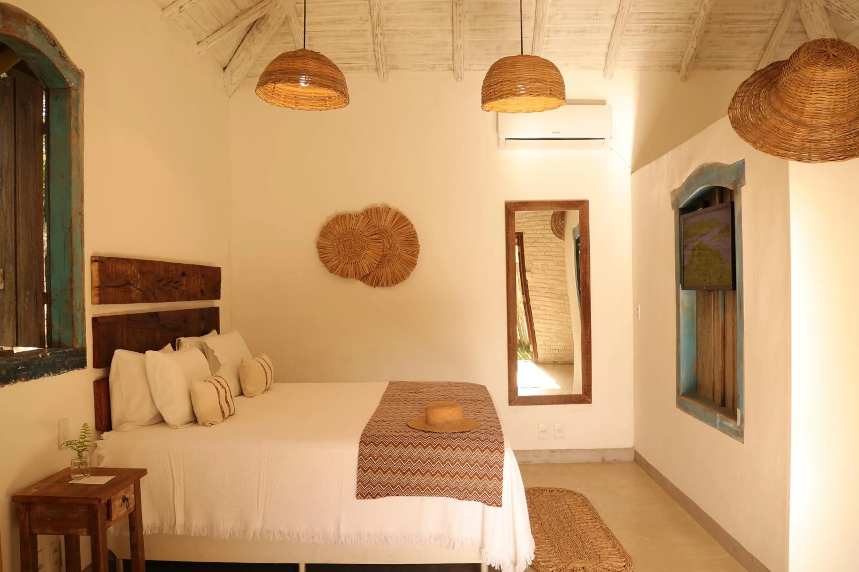 Bed in Villa Prana Trancoso - Vista mar