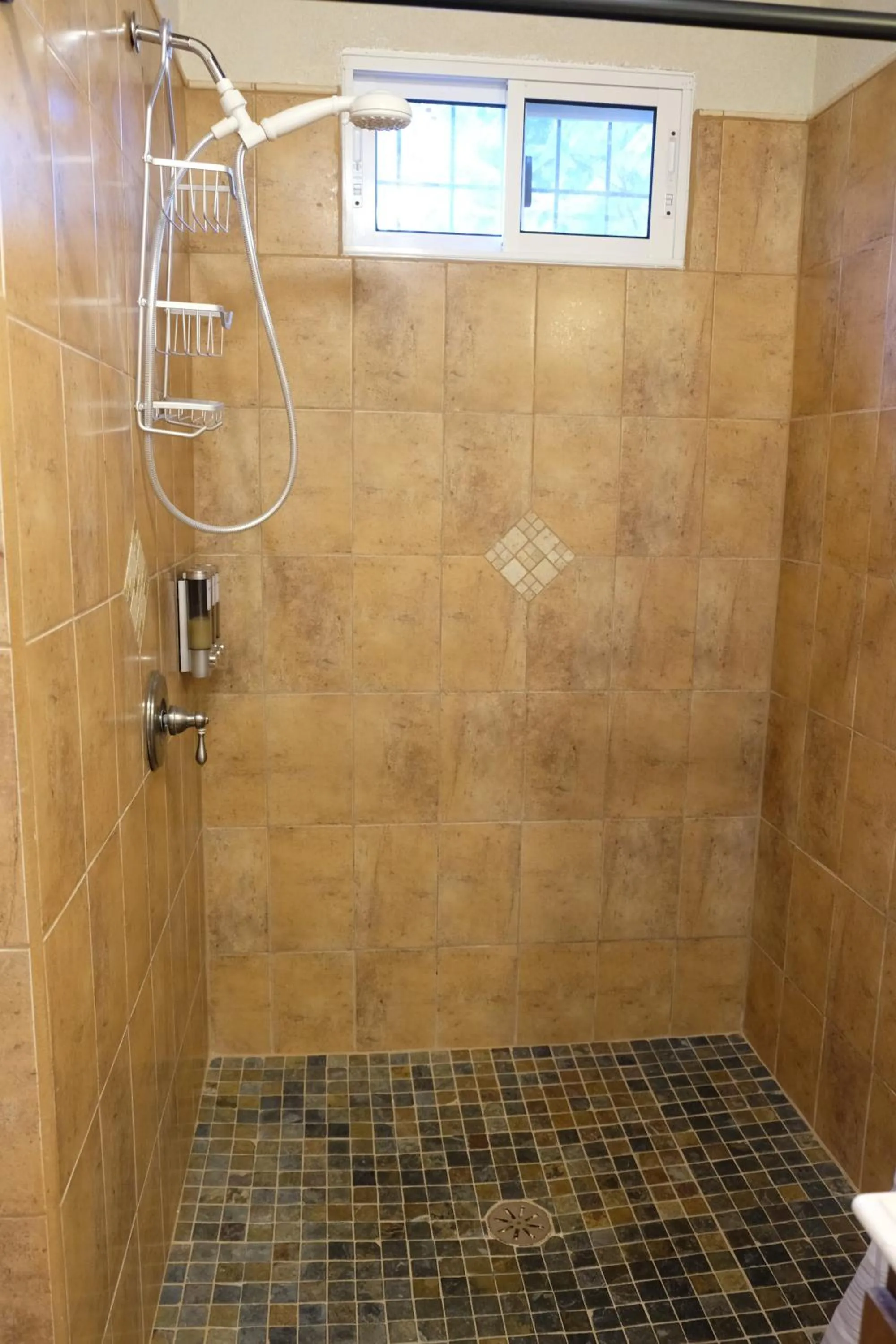 Shower in Seaside Inn Roatan