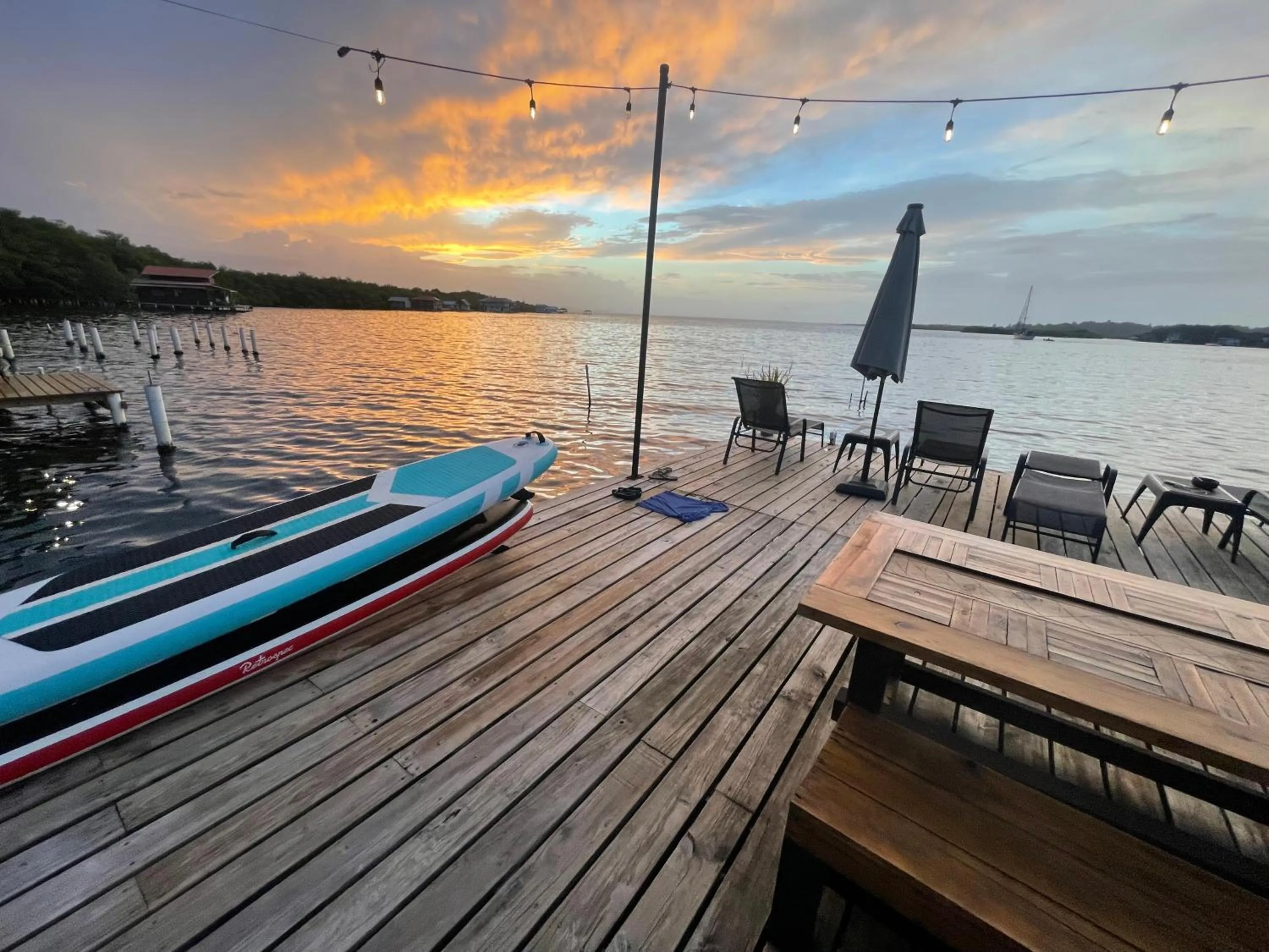 Patio in Barrbra BnB Over The Sea