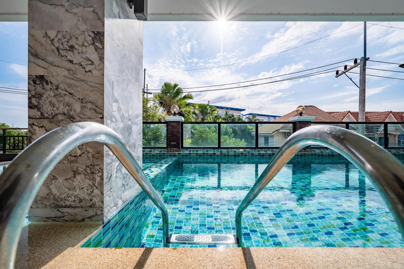 Swimming pool in The Corner Lodge