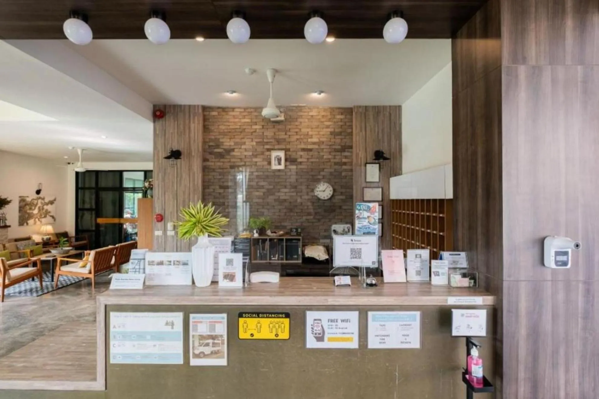 Lobby or reception in The Corner Lodge