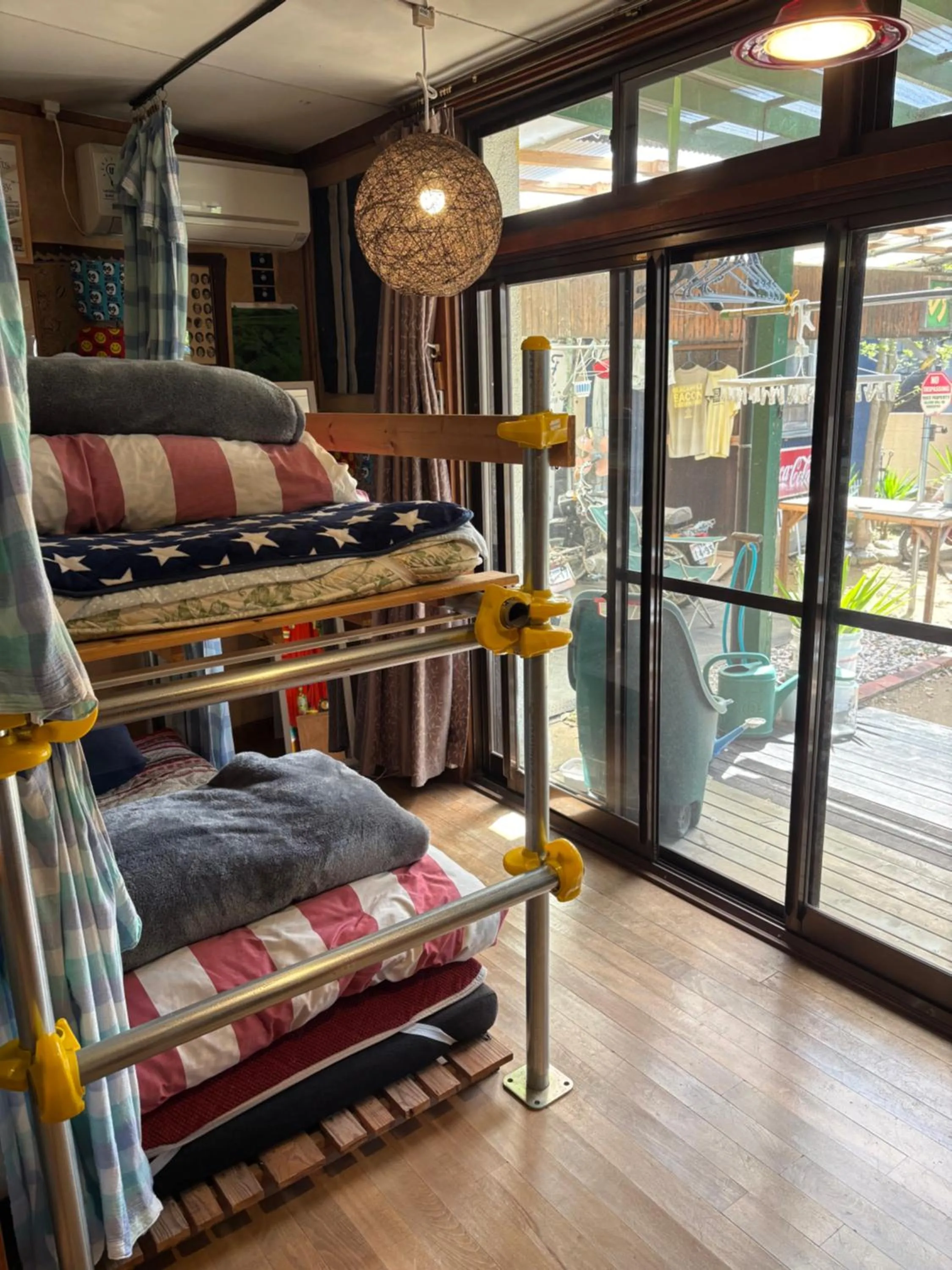 Bed in Norishicoauto Guesthouse