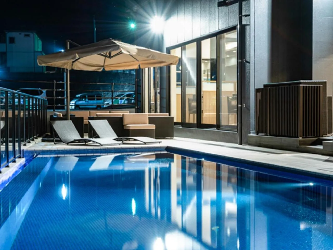 Swimming pool in LiVEMAX RESORT Aki Miyahama Onsen