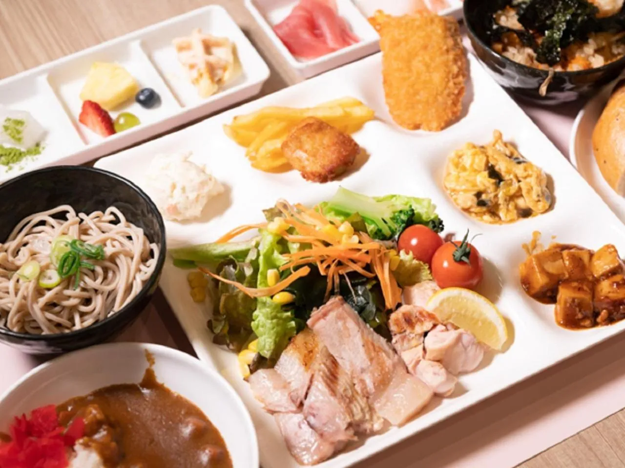 Food and drinks in LiVEMAX RESORT Aki Miyahama Onsen