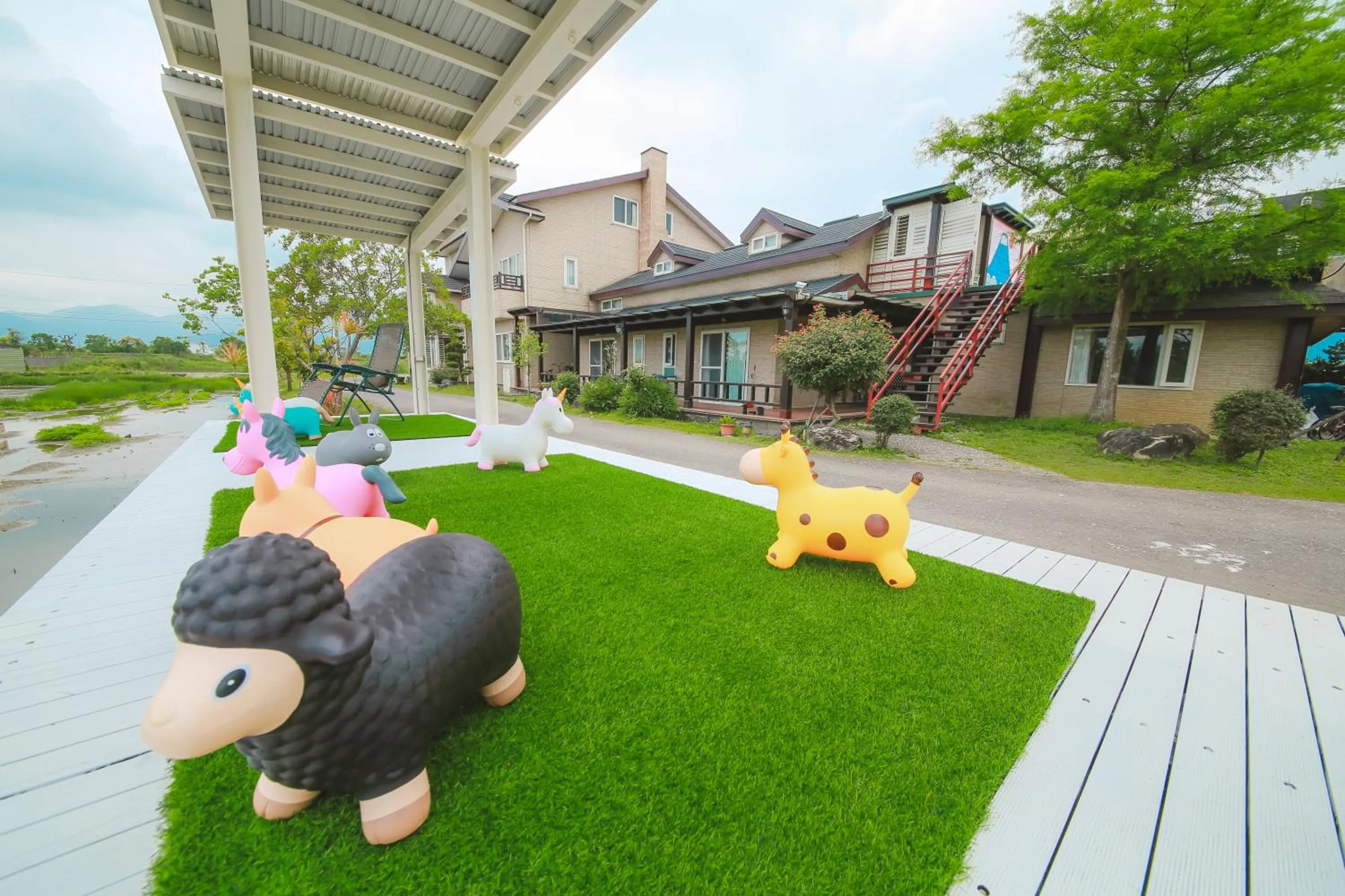 Balcony/Terrace in Dong Shan He B&B