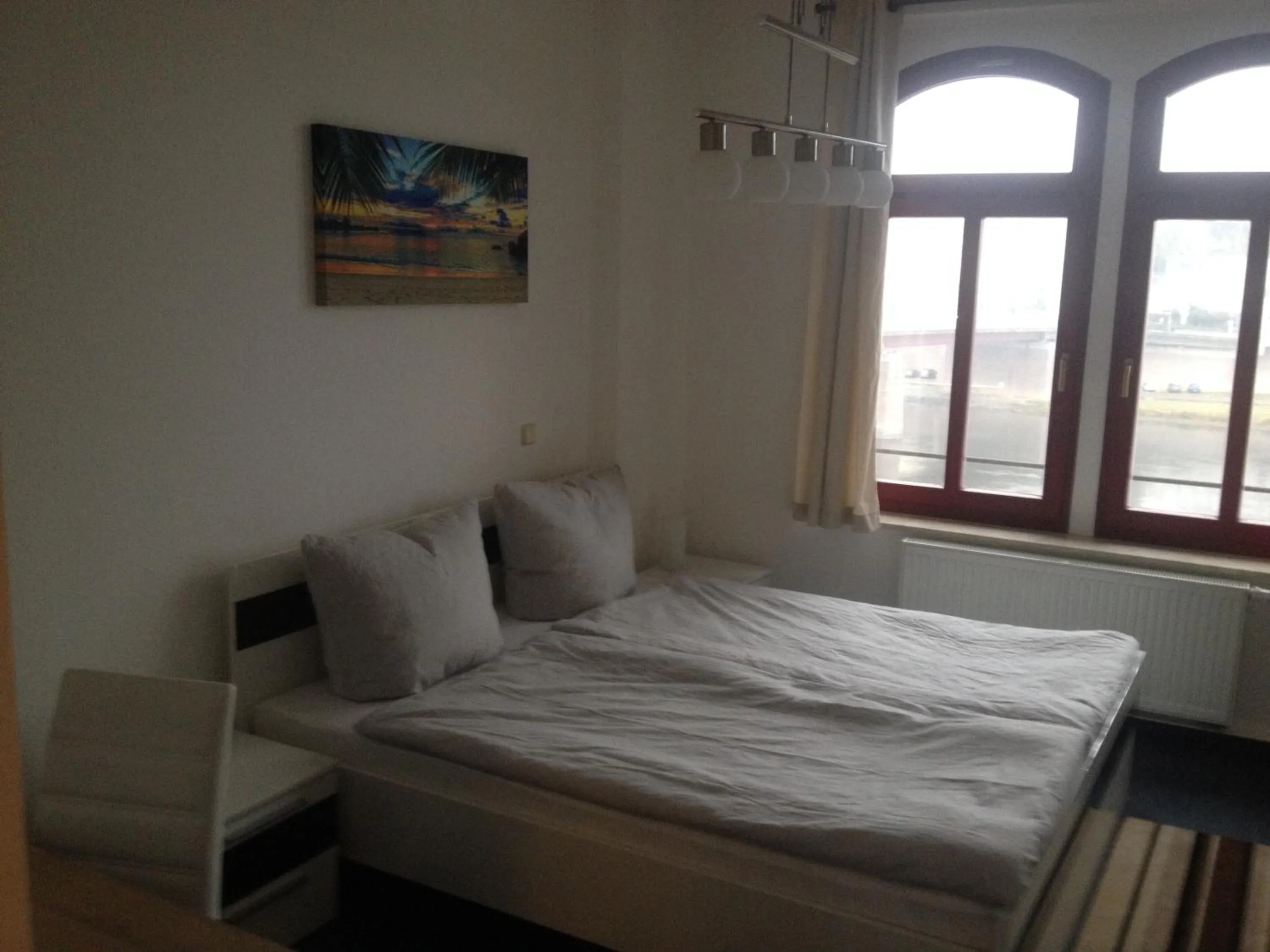 Bed in Apartment Naumann
