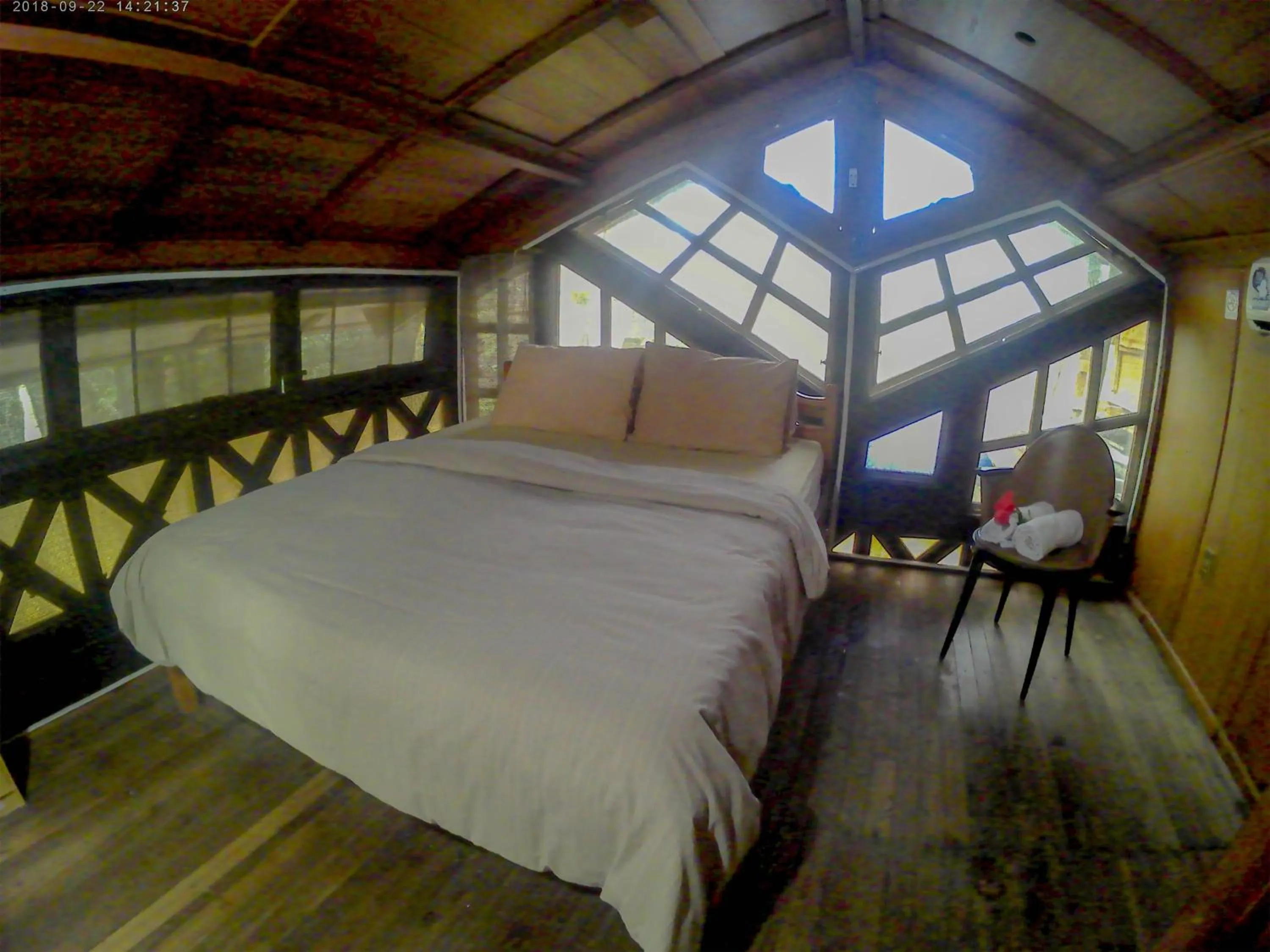 Bed in Karang Aji Beach Villa