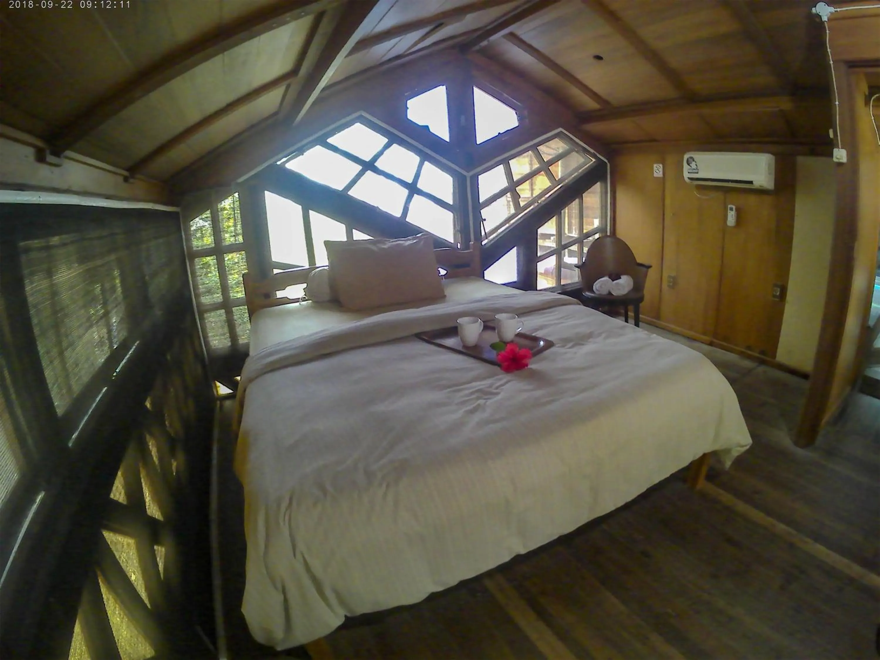 Bed in Karang Aji Beach Villa