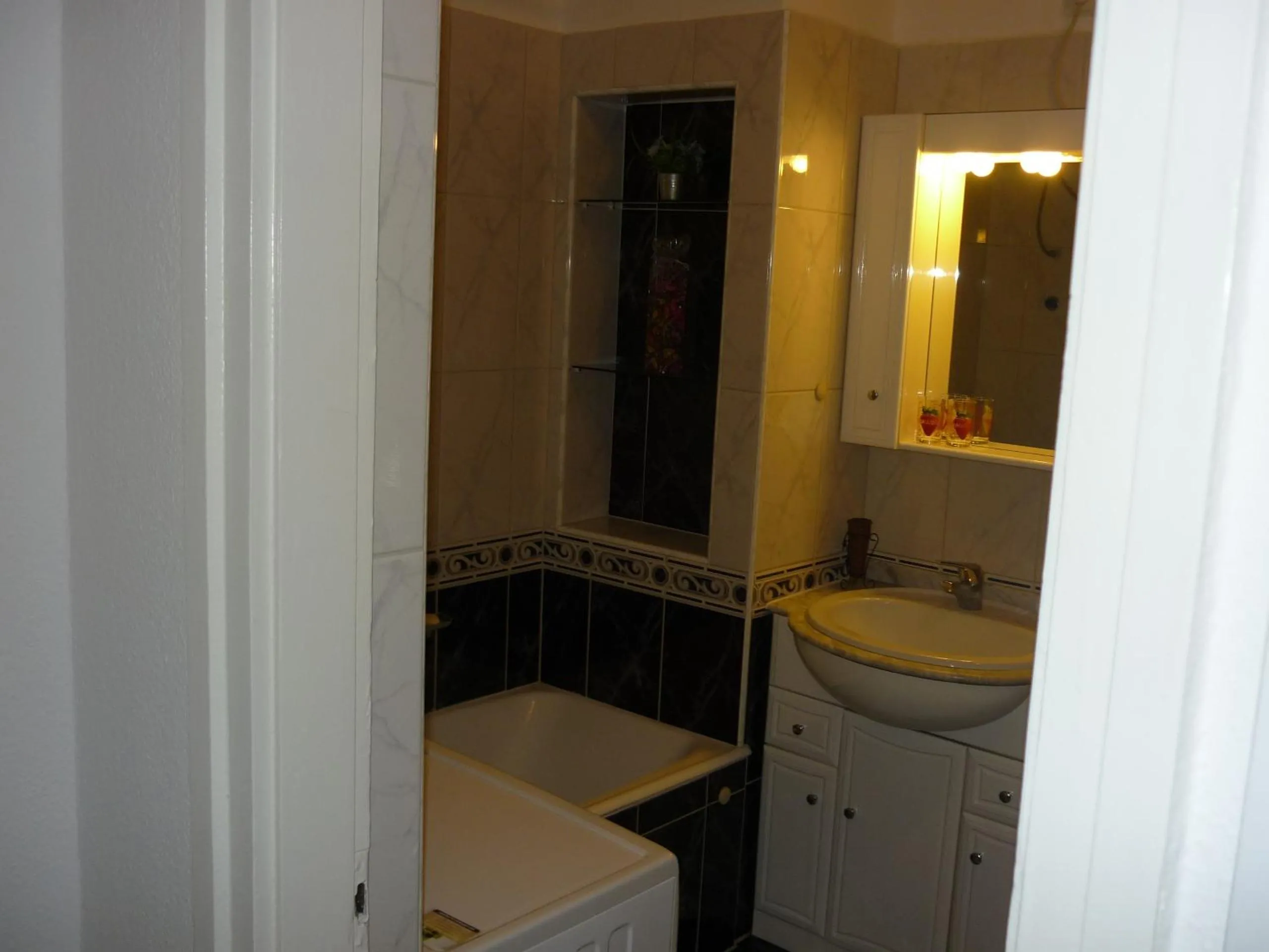 Bathroom in Joe Apartman Budapest