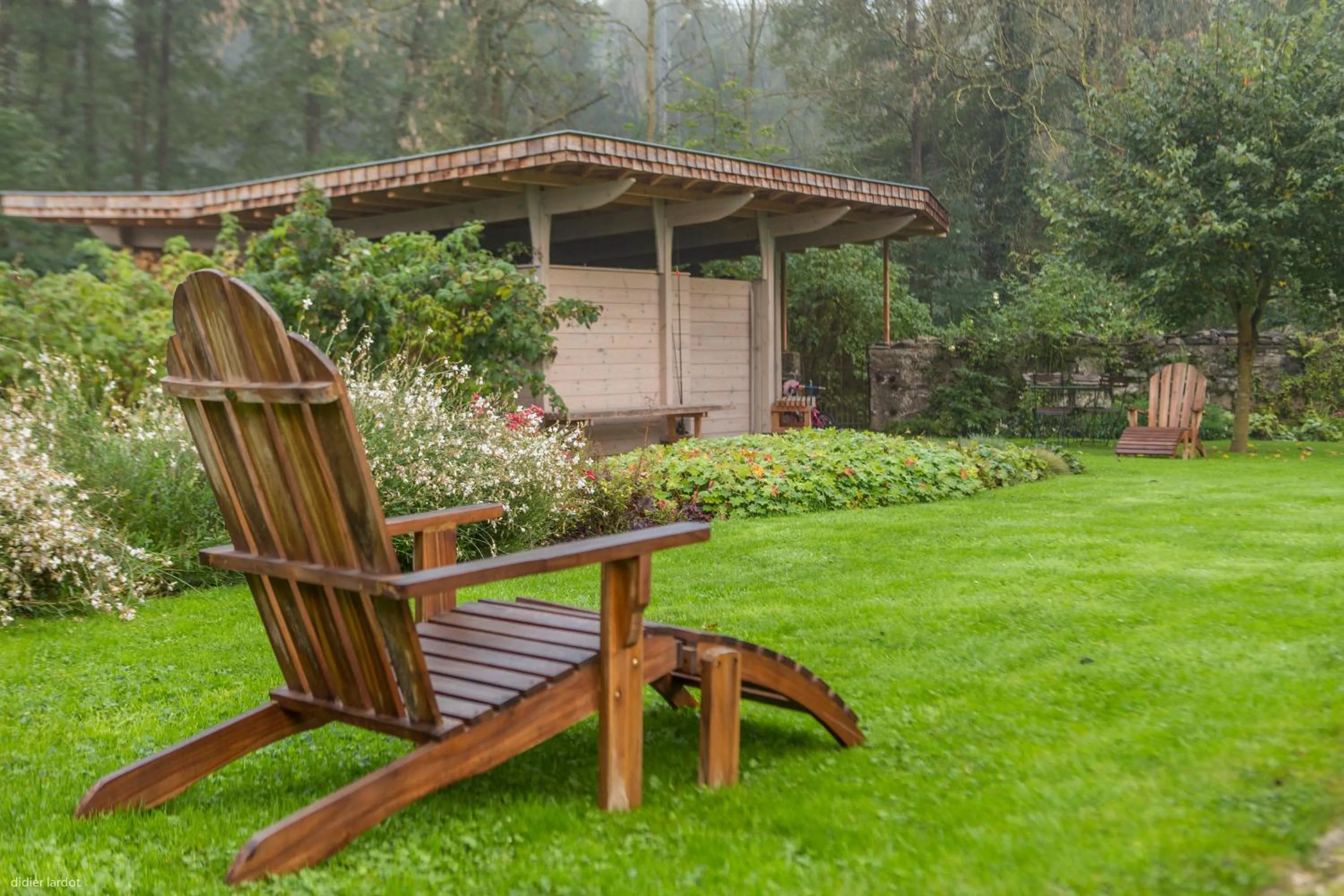 Garden in B&B Chez tante Alice