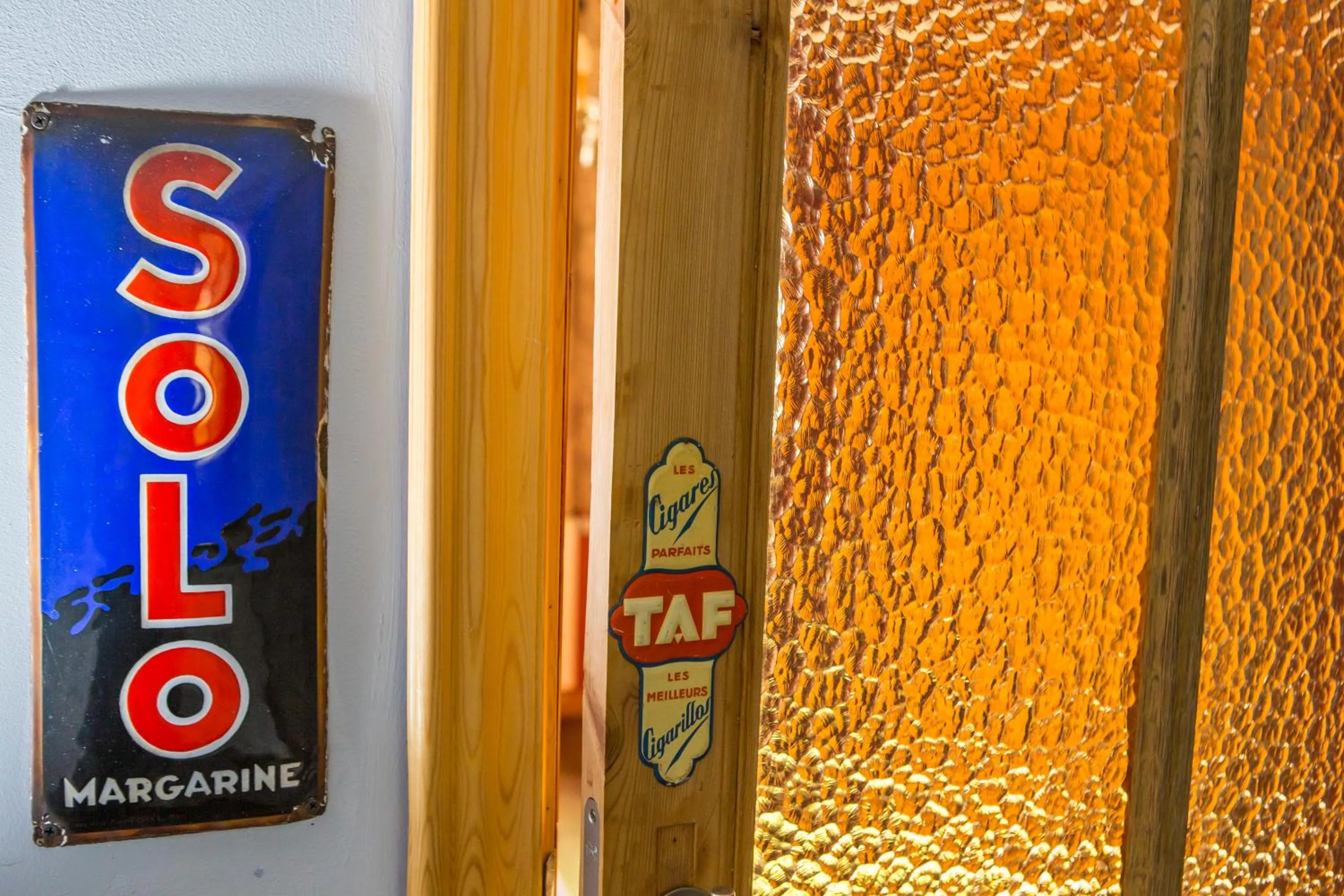 Decorative detail in B&B Chez tante Alice