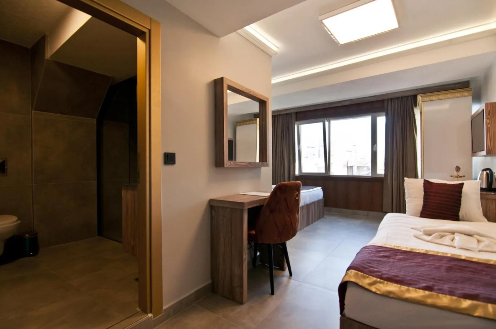 Bed in Vali Konak Hotel Nişantaşı