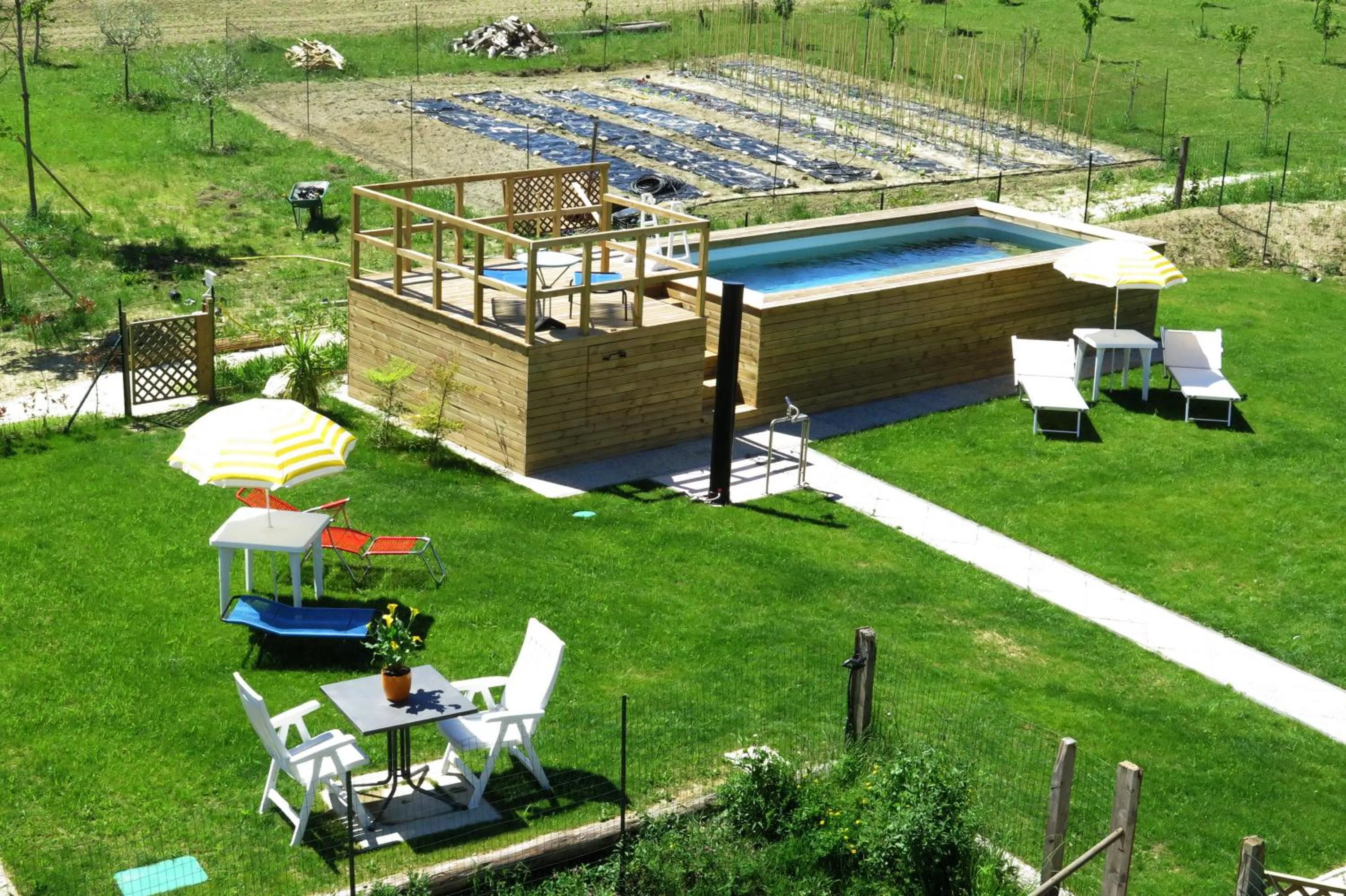 Pool view in Art Gallery Rooms