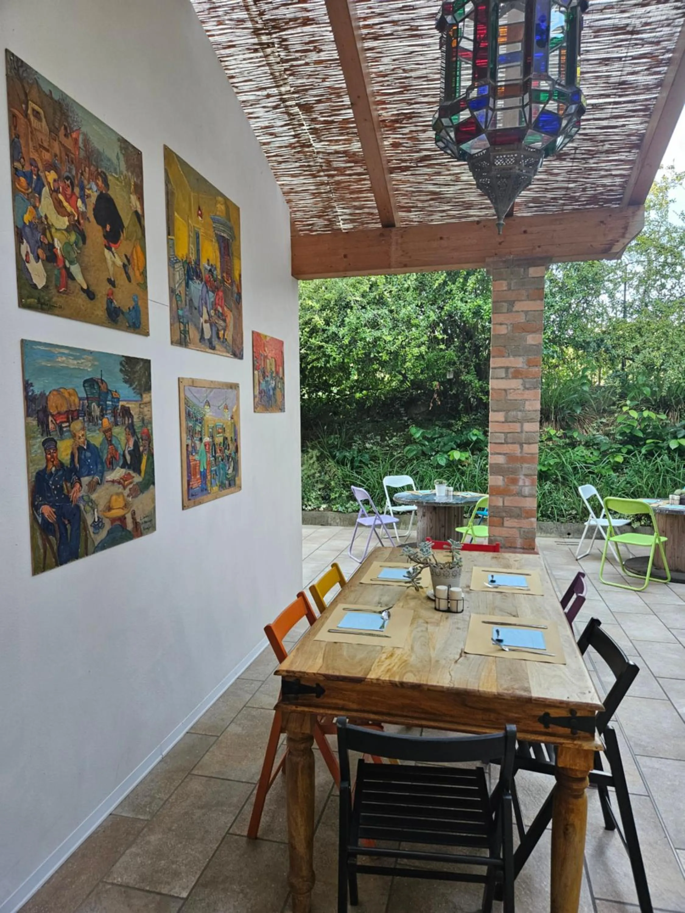 Seating area in Art Gallery Rooms