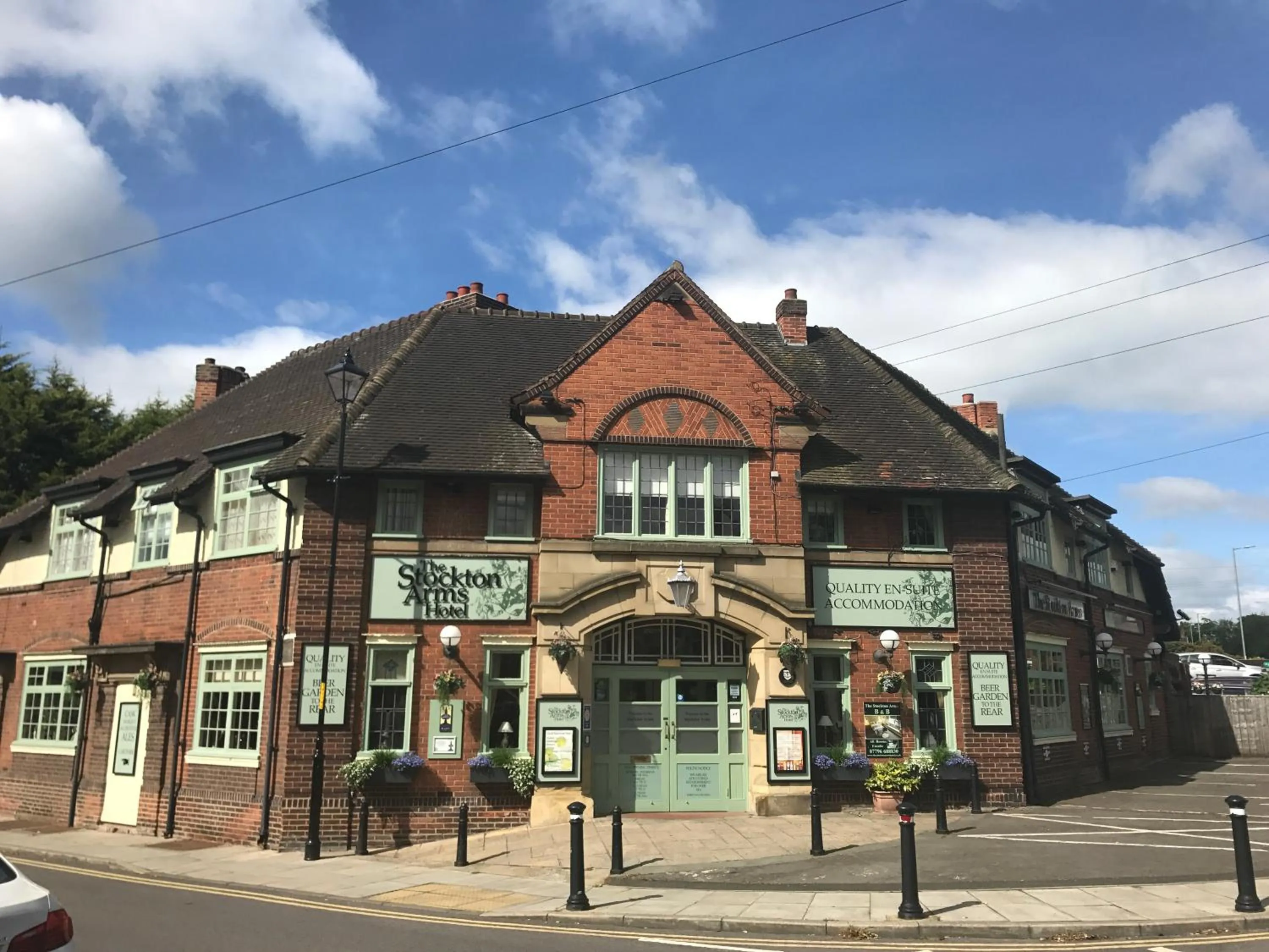 Facade/entrance in The Stockton Arms Hotel