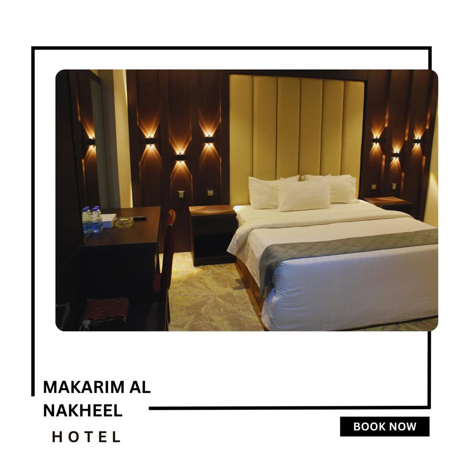 Bed in Makarim Palm Hotel