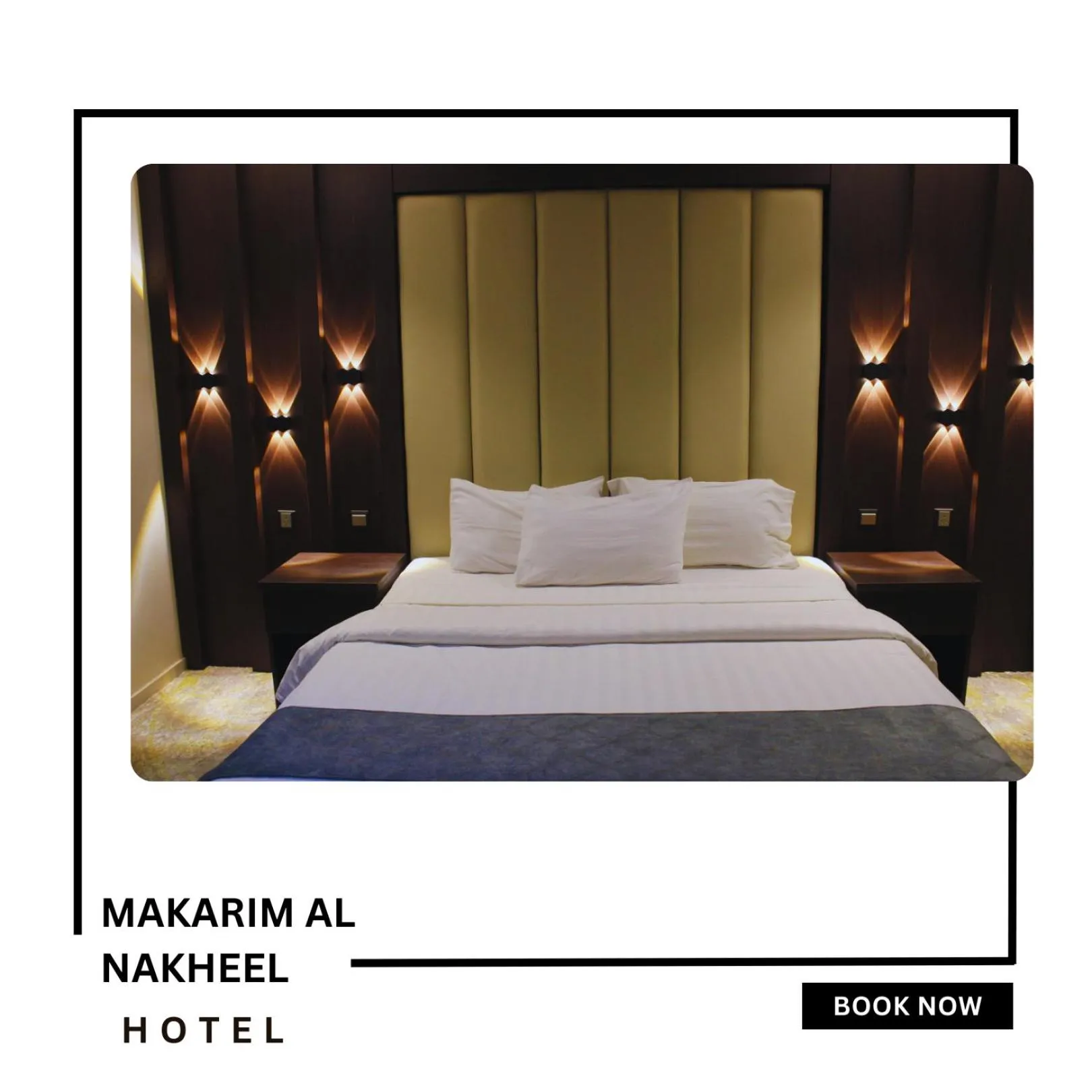 Bed in Makarim Palm Hotel