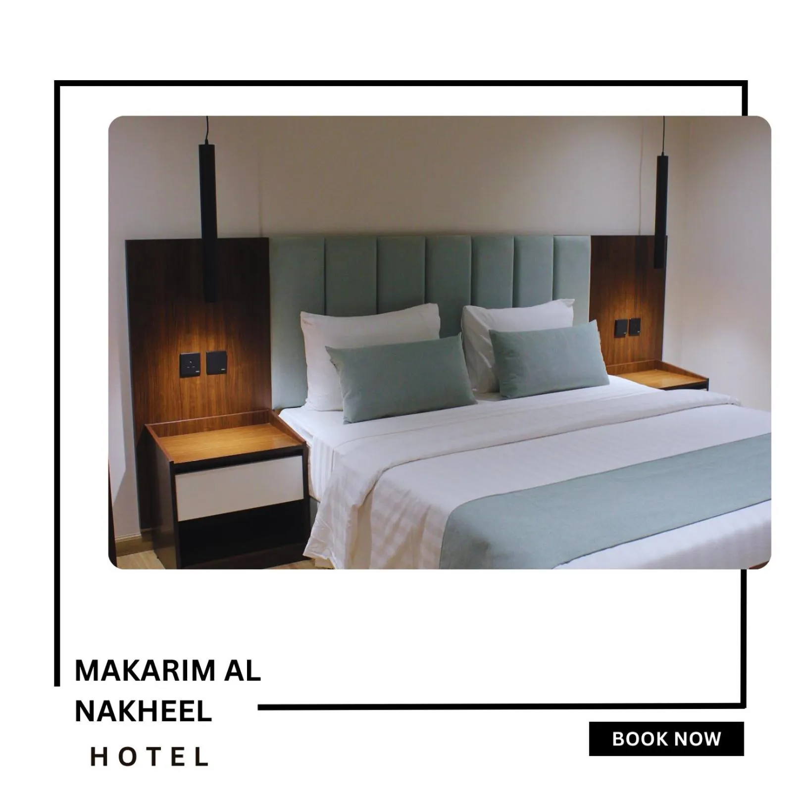 Bed in Makarim Palm Hotel