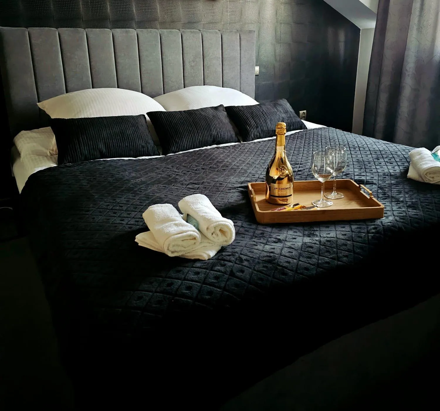 Bed in Hotel Kasieńka