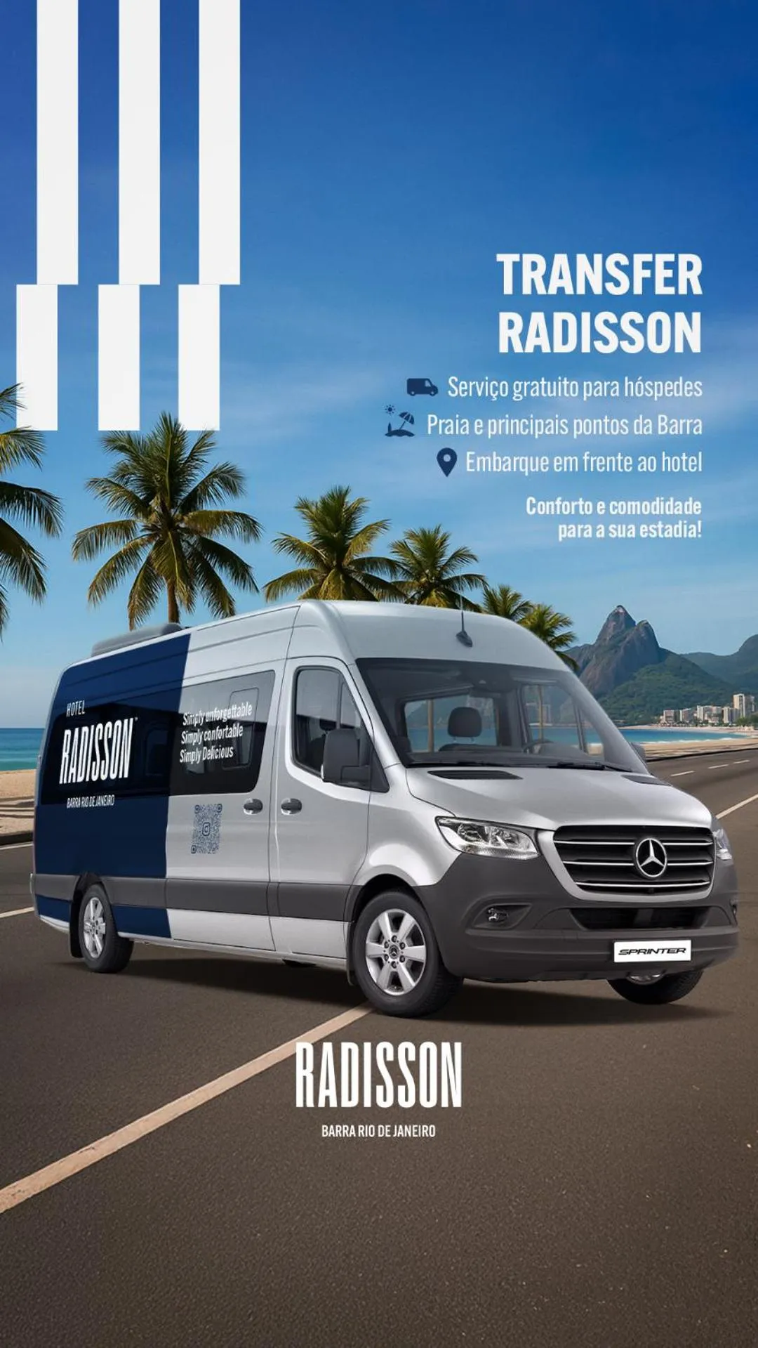 Swimming pool in Radisson Rio de Janeiro Barra