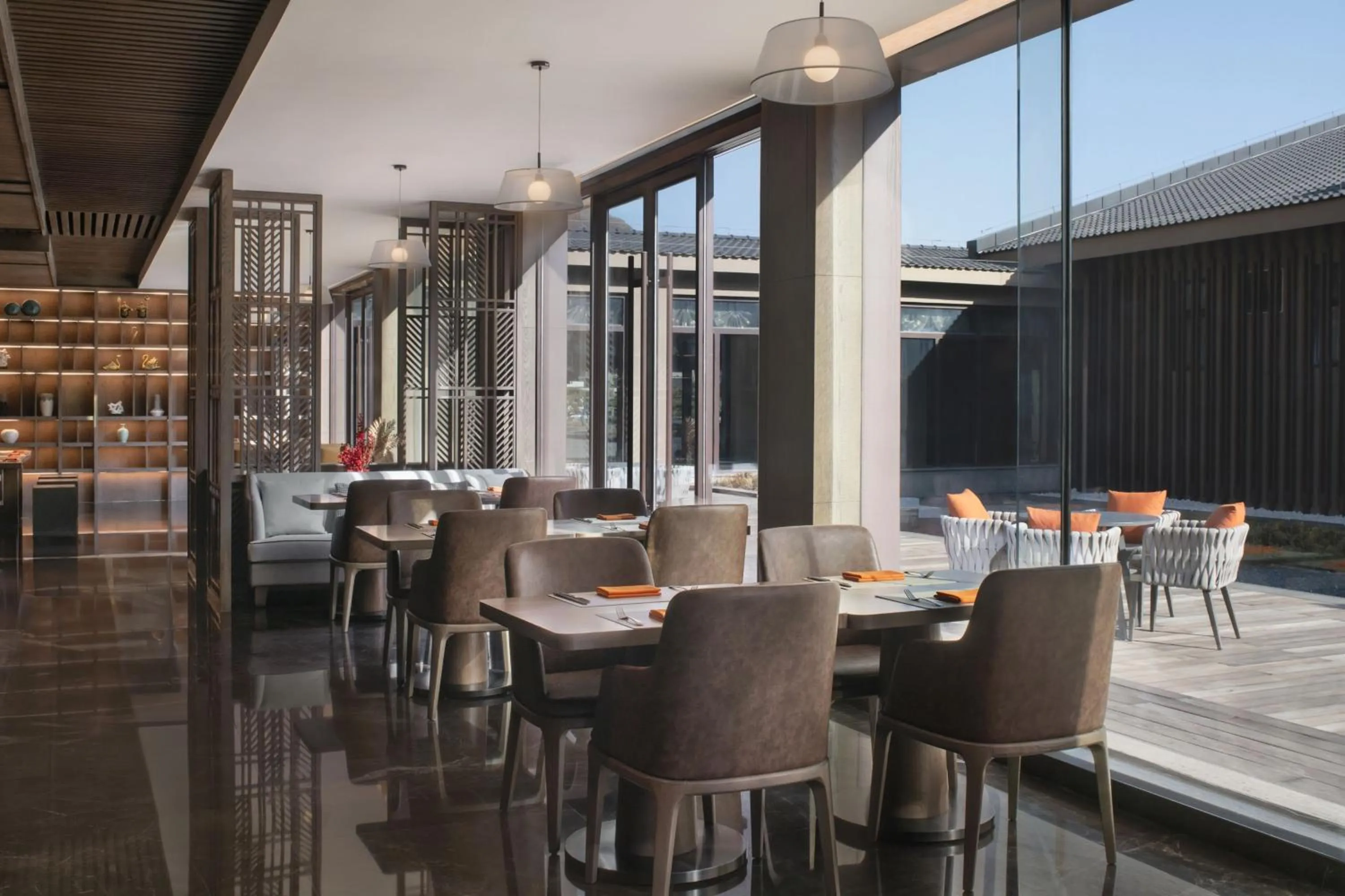 Kitchen or kitchenette in Wutai Mountain Marriott Hotel