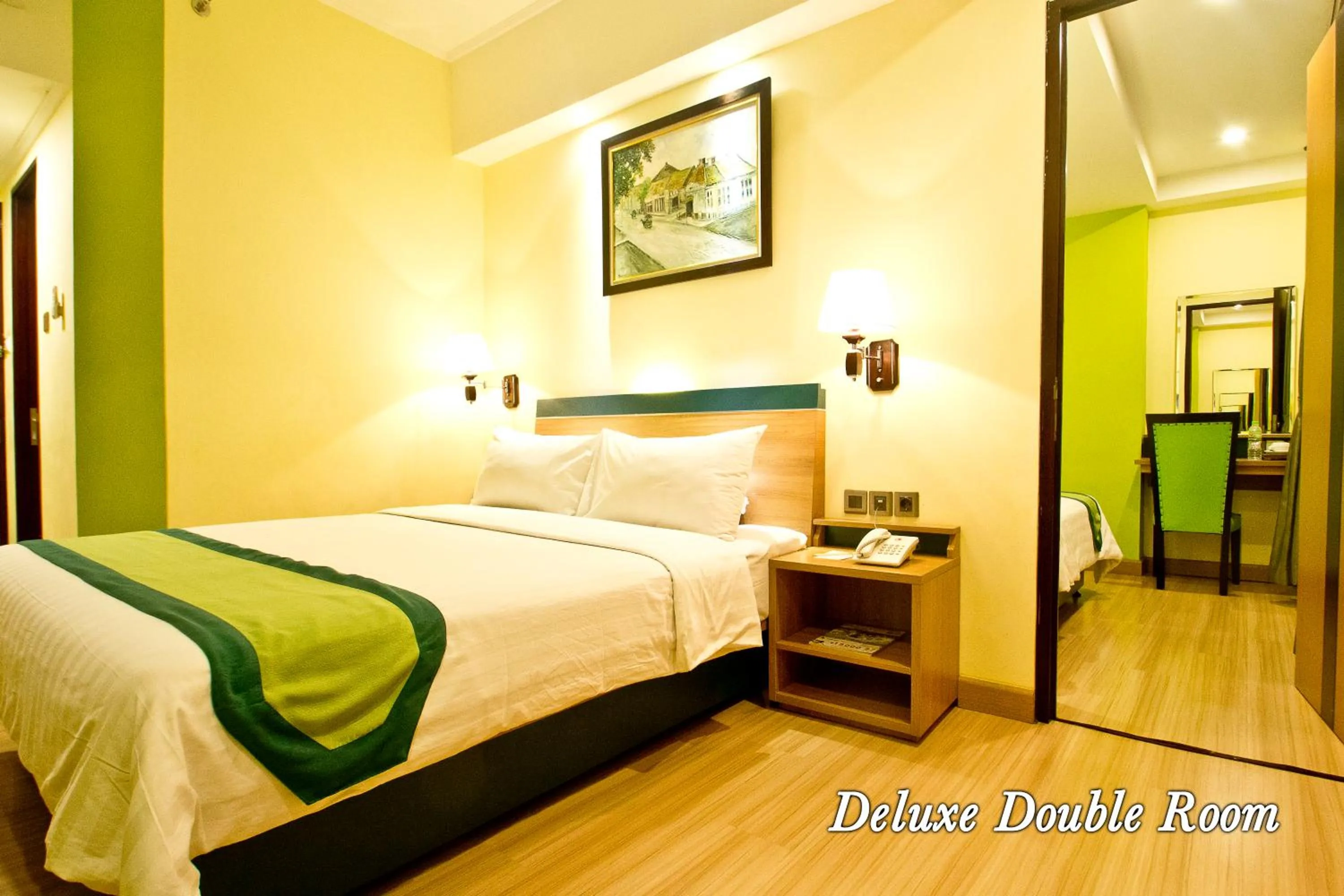 Bed in Green Batara Hotel