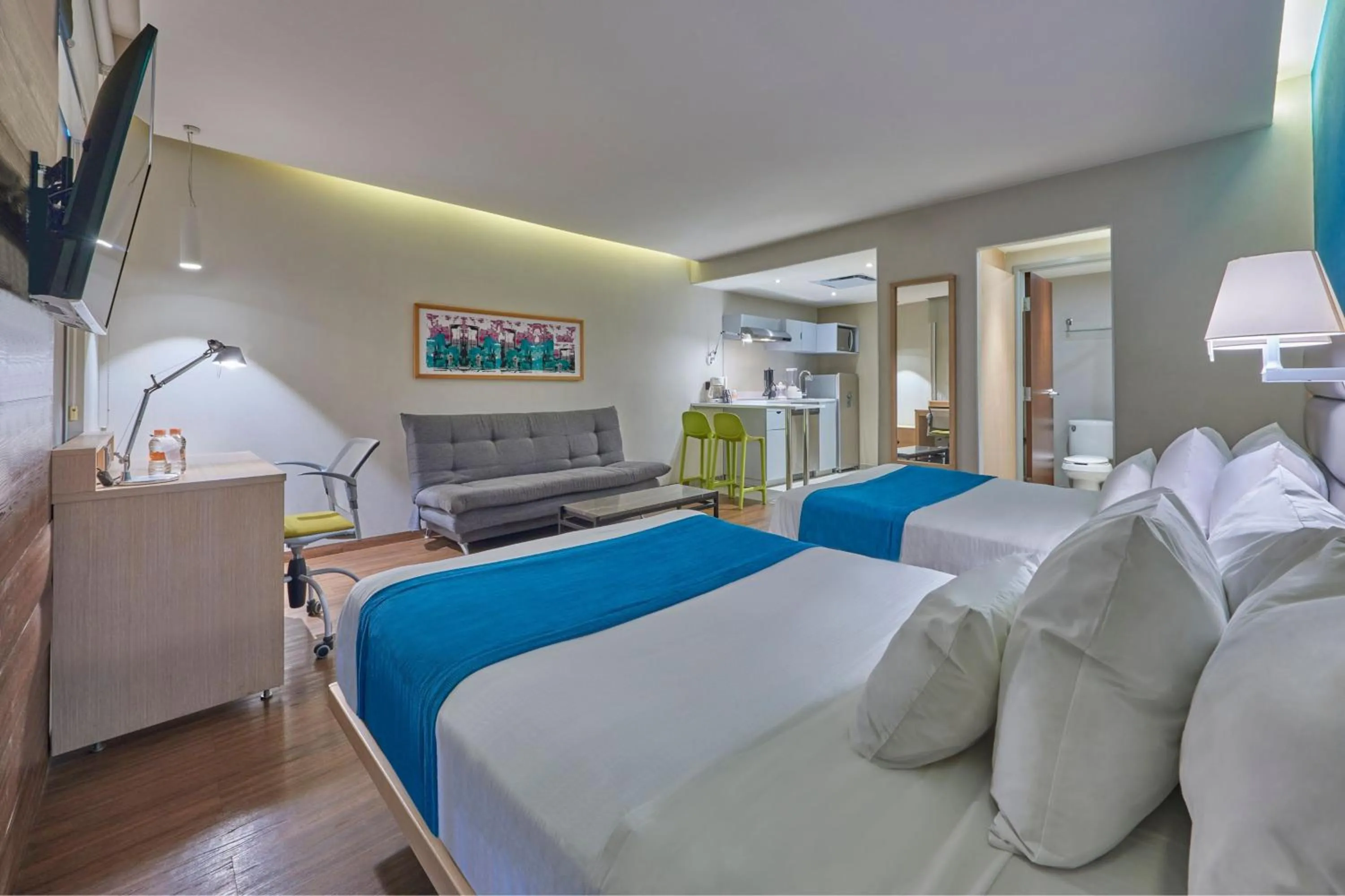 Bedroom in City Express Suites by Marriott Playa del Carmen