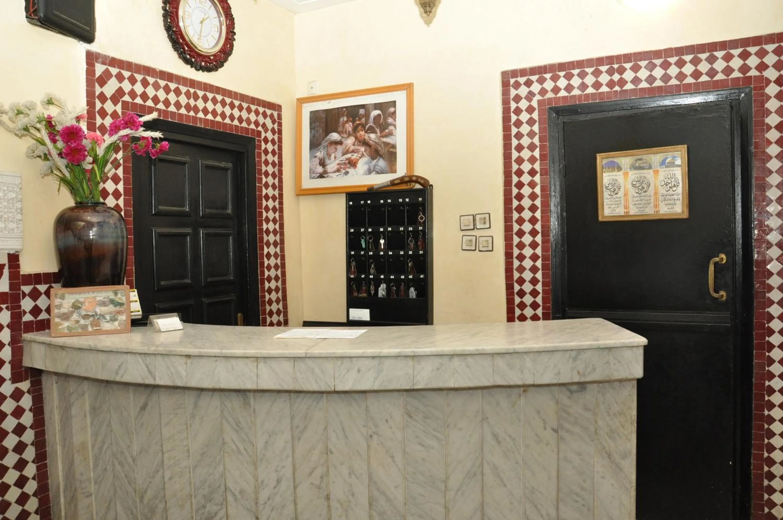 Lobby or reception in Hotel Boustane