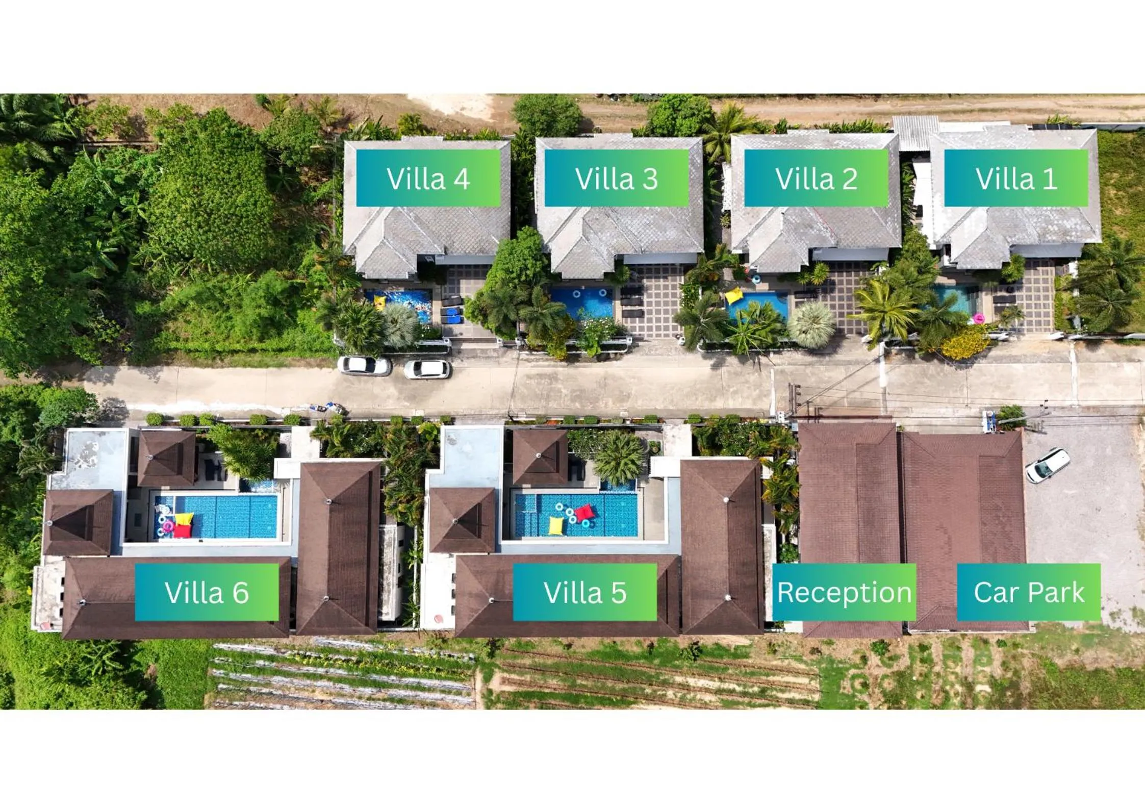 Narintara Private Pool Villas - Free Tuk-Tuk Service to the Beach!