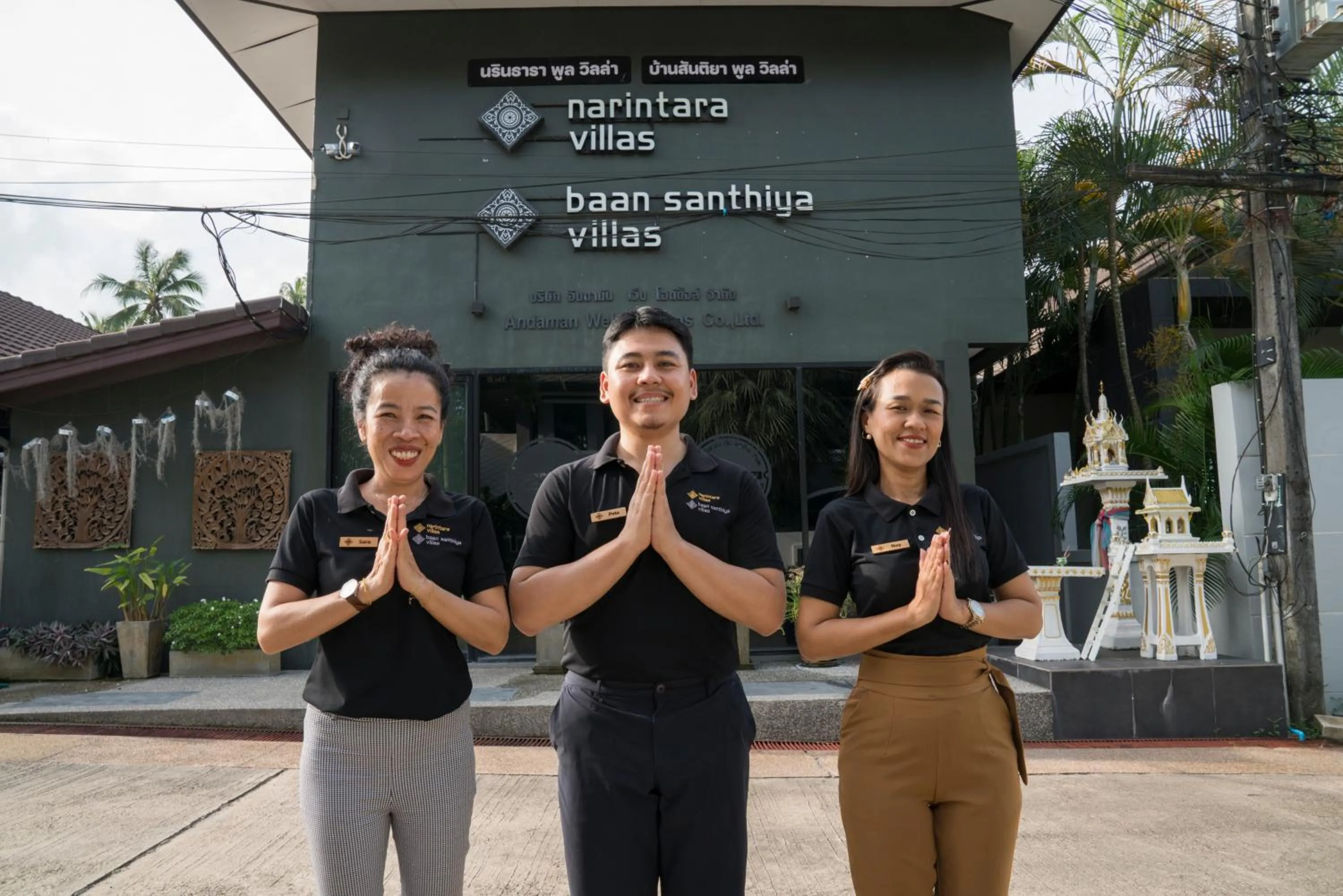 Staff in Narintara Private Pool Villas - Free Tuk-Tuk Service to the Beach!