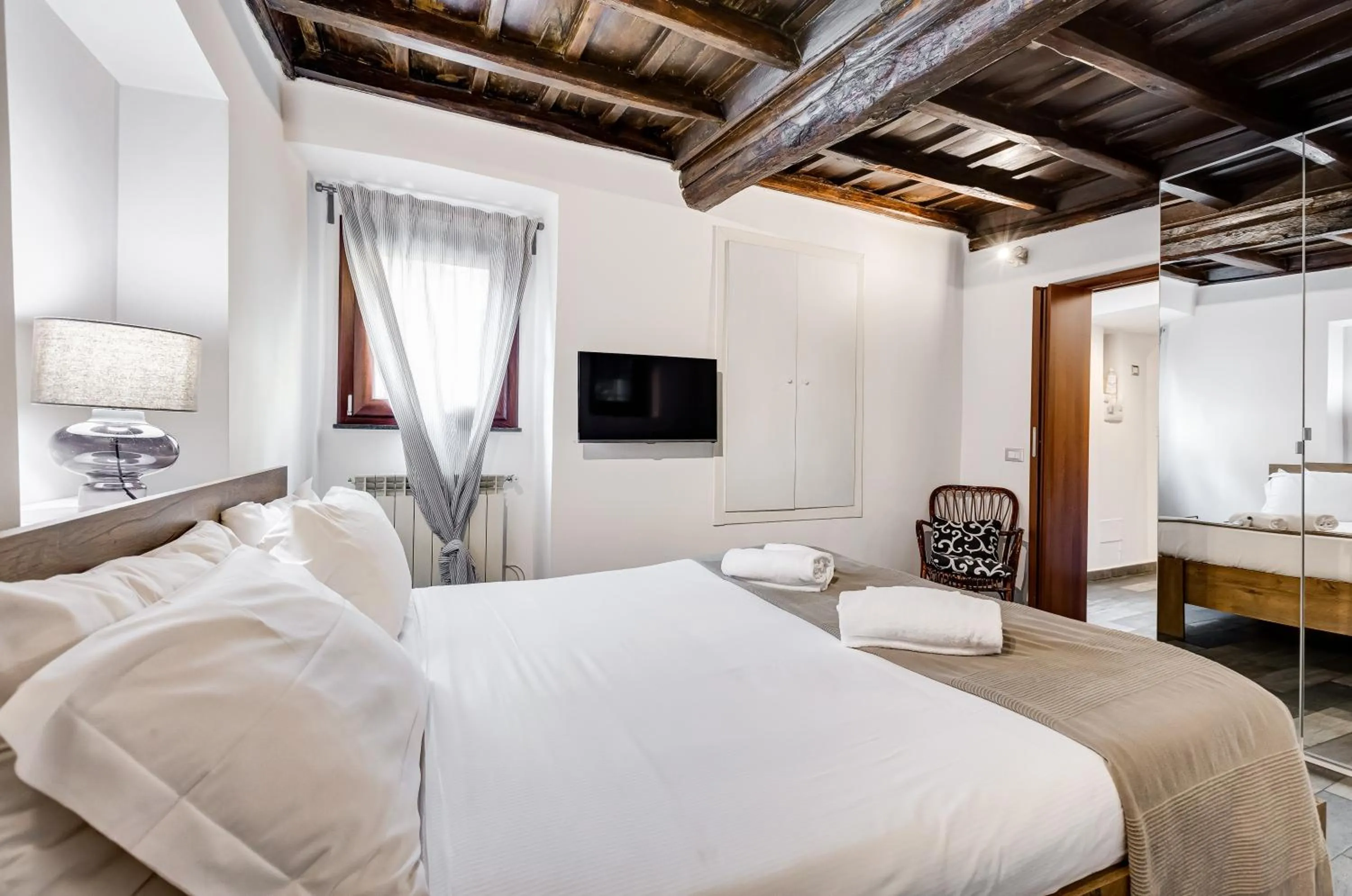 Bed in Chiavari Apartment