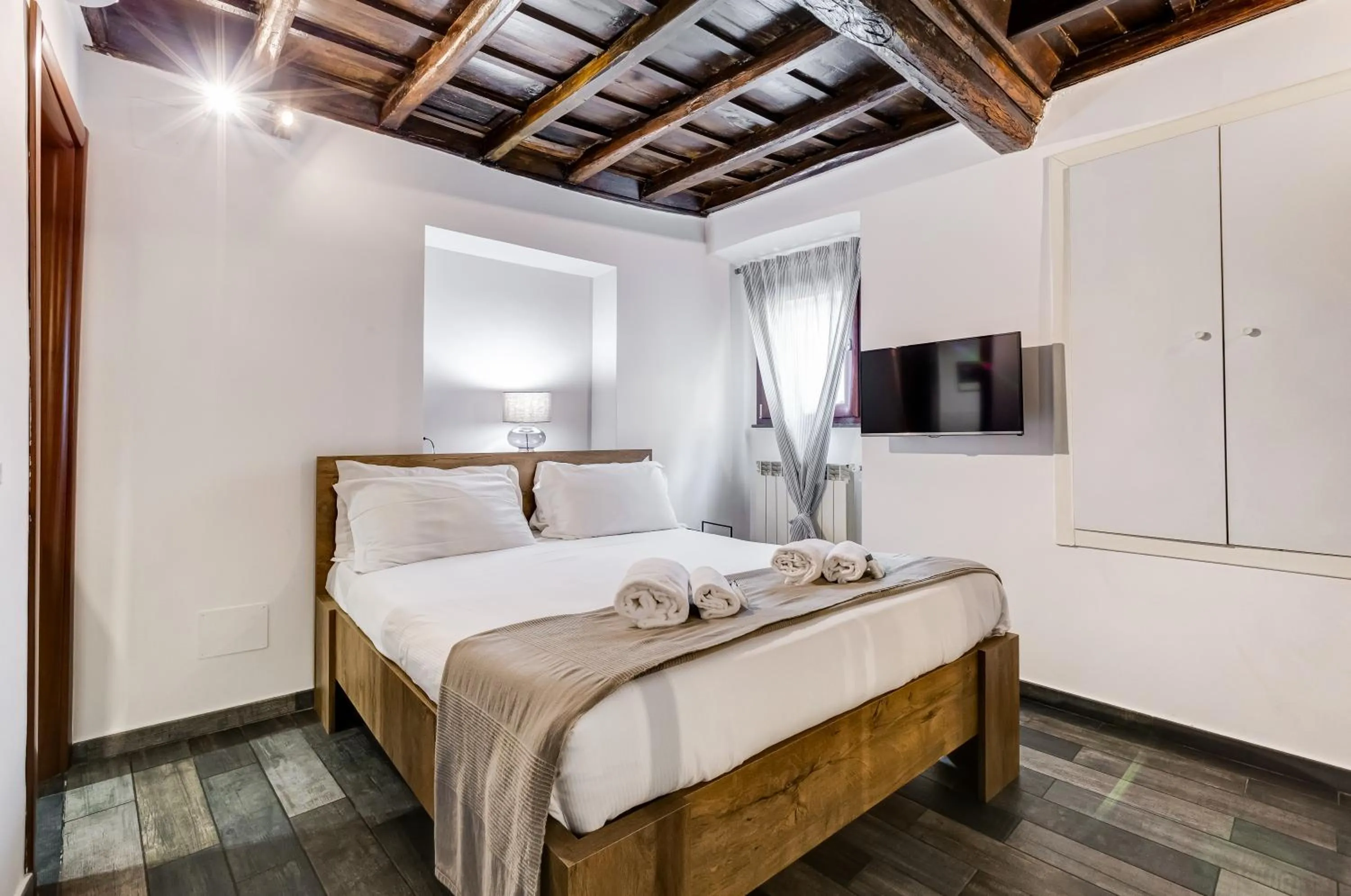 Bed in Chiavari Apartment