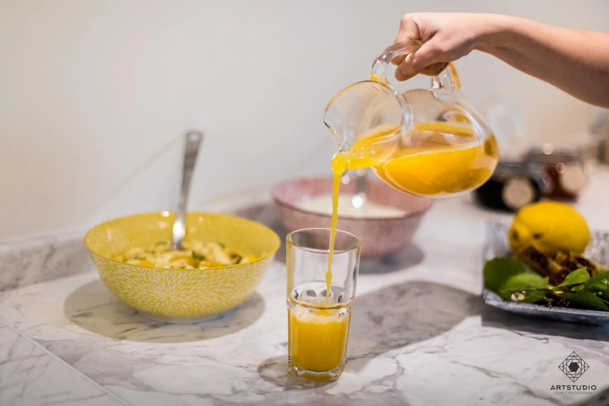 Breakfast in Lemon Tree House