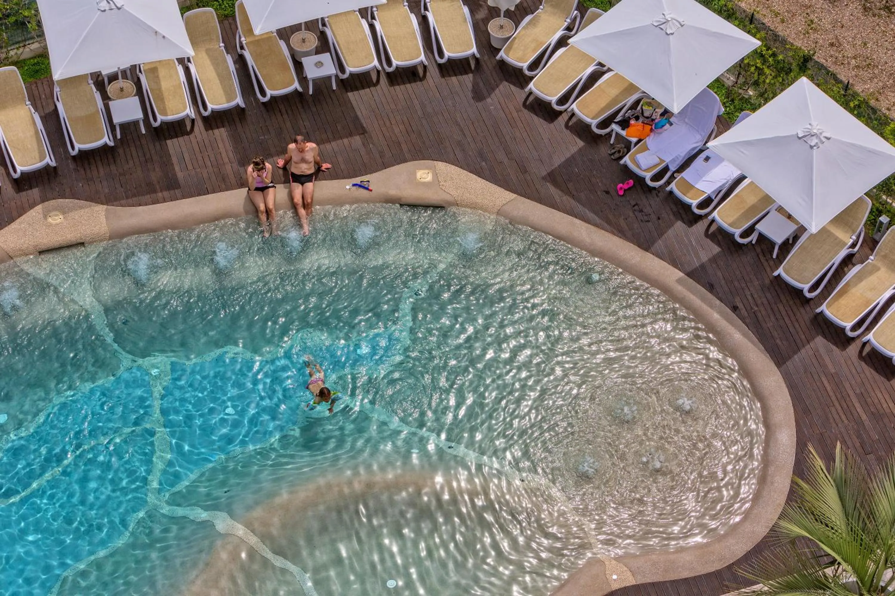 Pool view in Almaluna Hotel & Resort