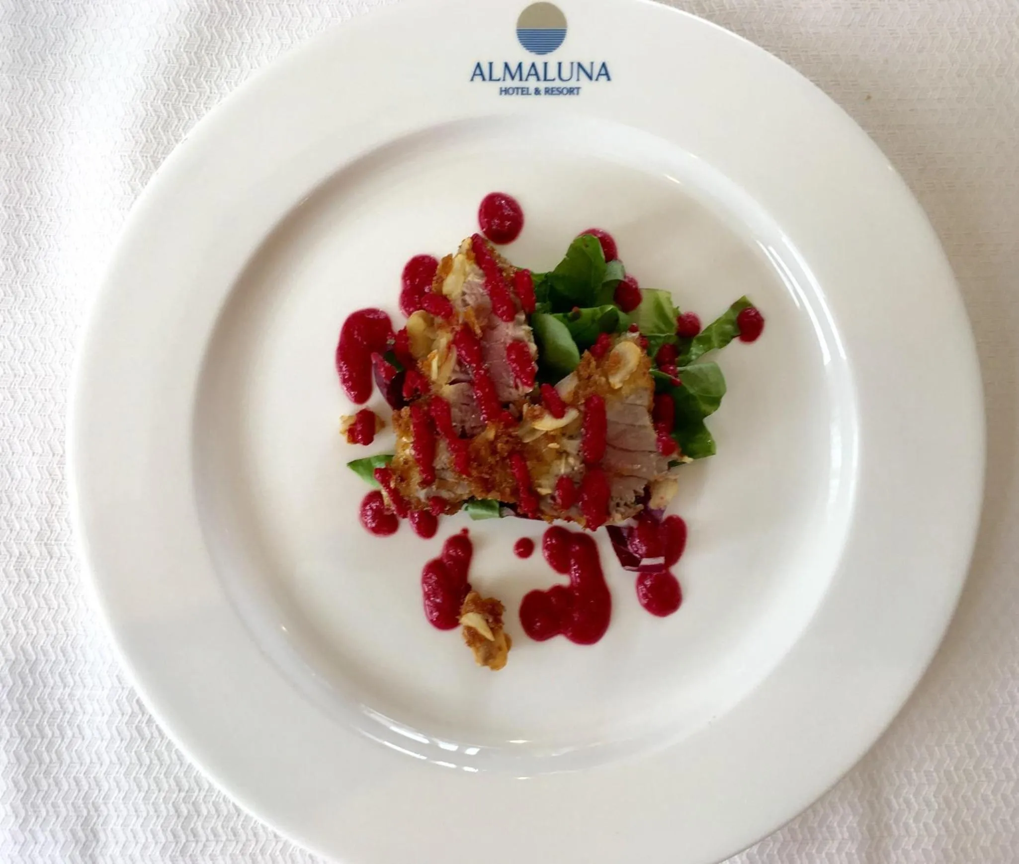 Food close-up in Almaluna Hotel & Resort