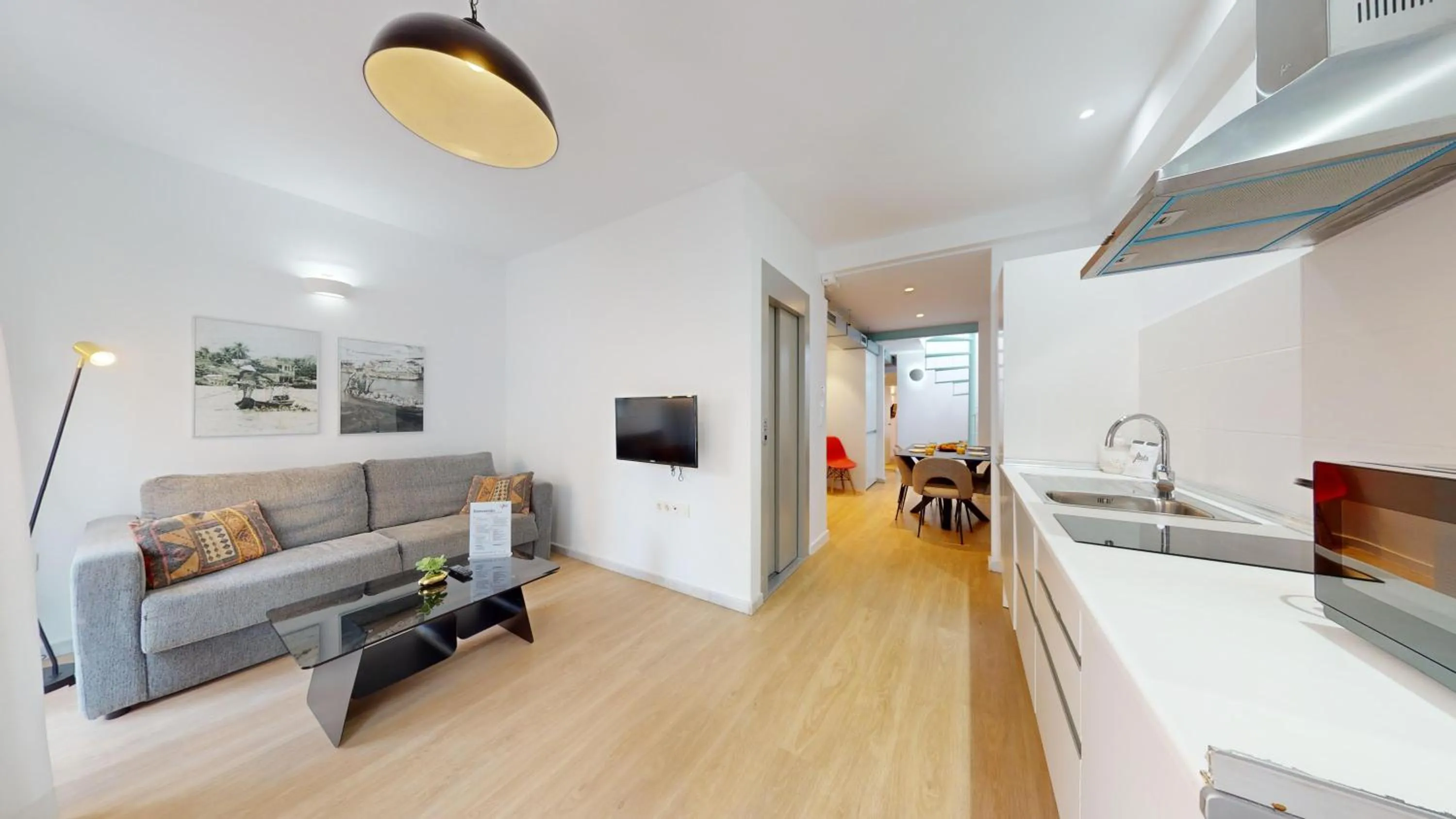 Kitchen or kitchenette in MyFlats Luxury City Center