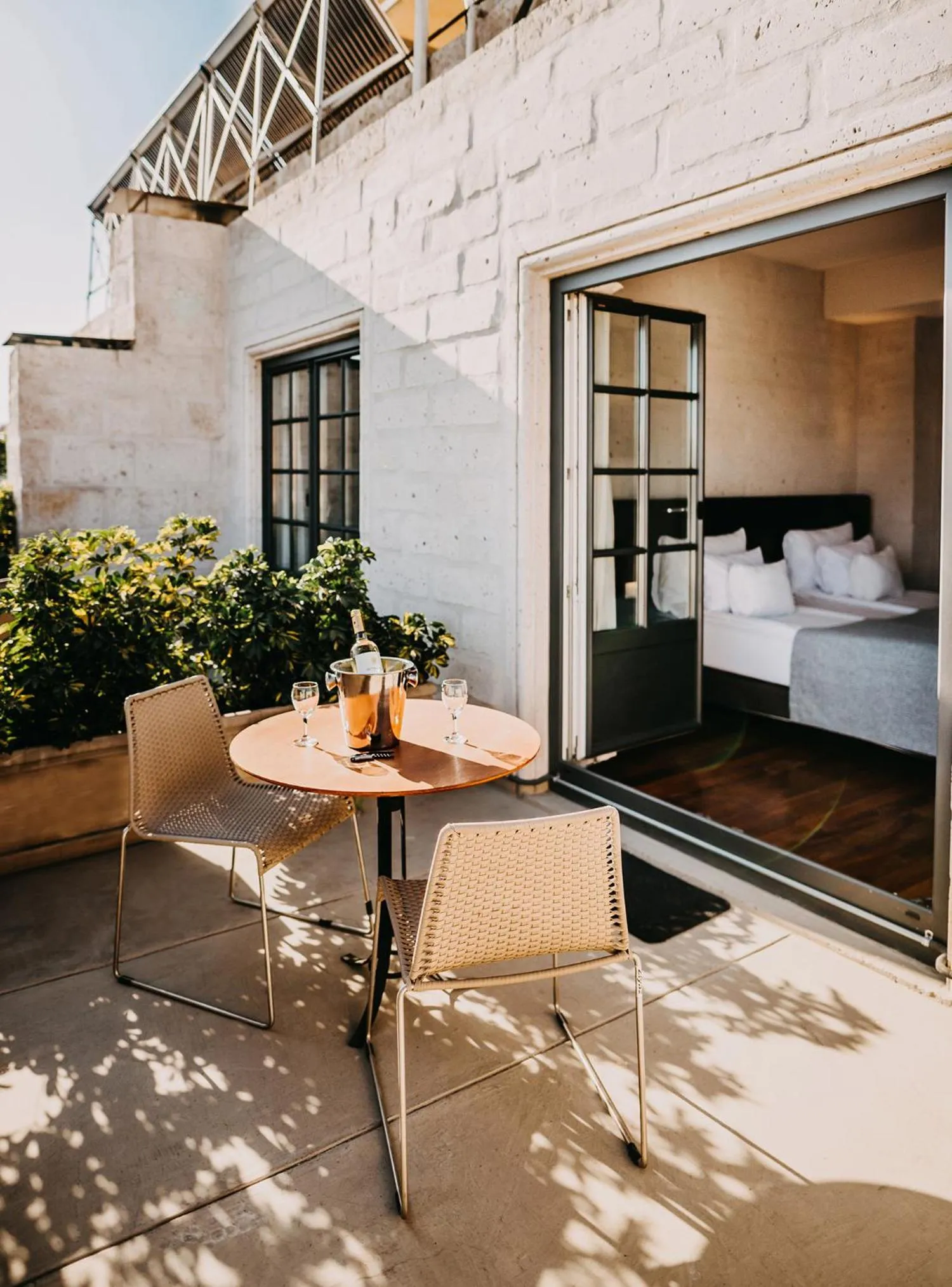 Balcony/Terrace, Bed in Palla Boutique Hotel