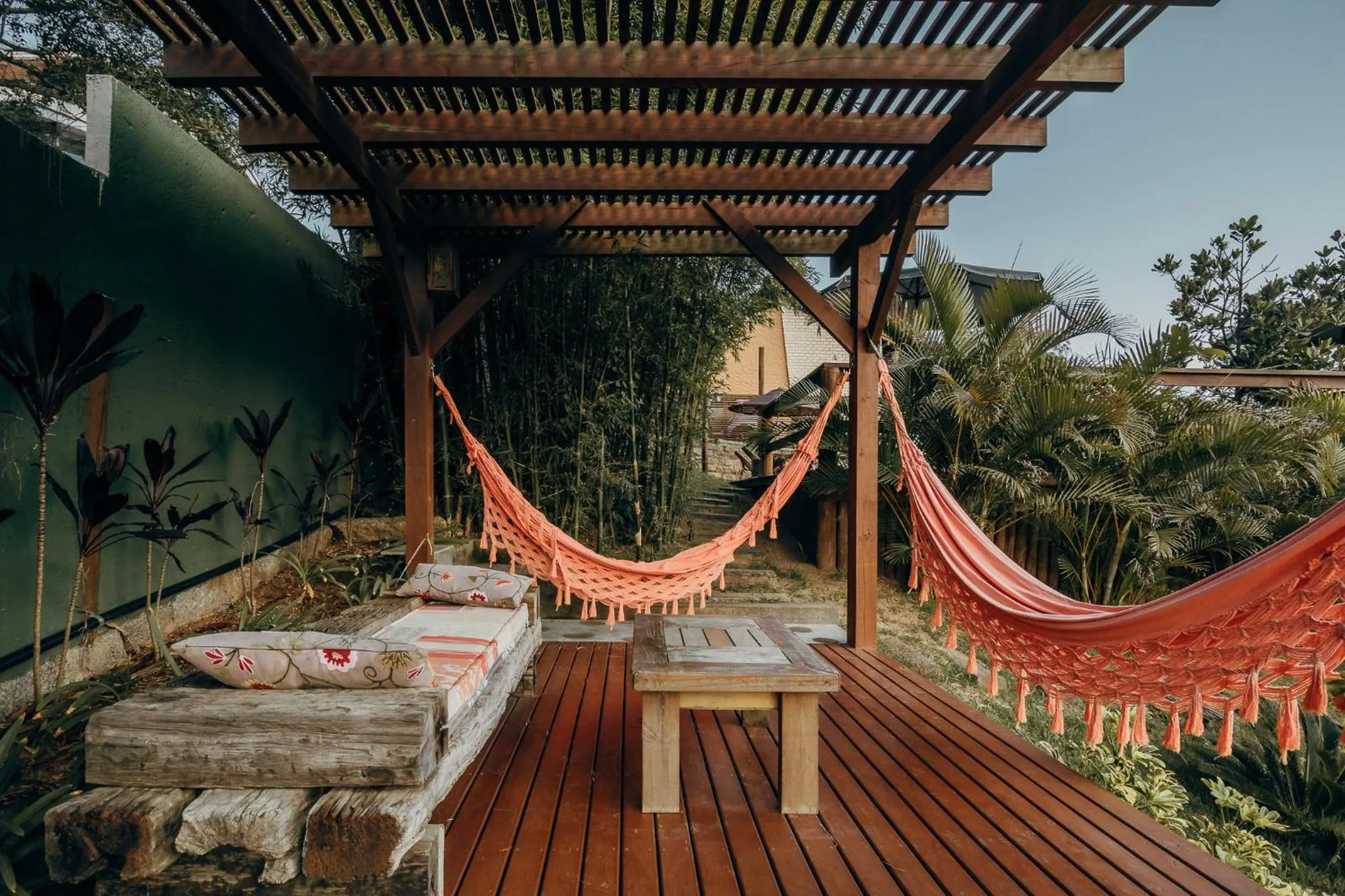 Patio in Pousada Villa Seychelles
