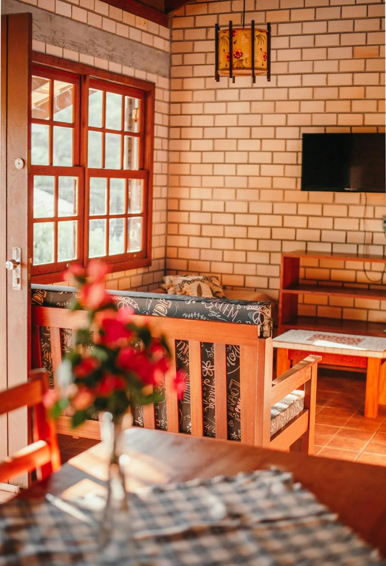 Living room in Pousada Villa Seychelles