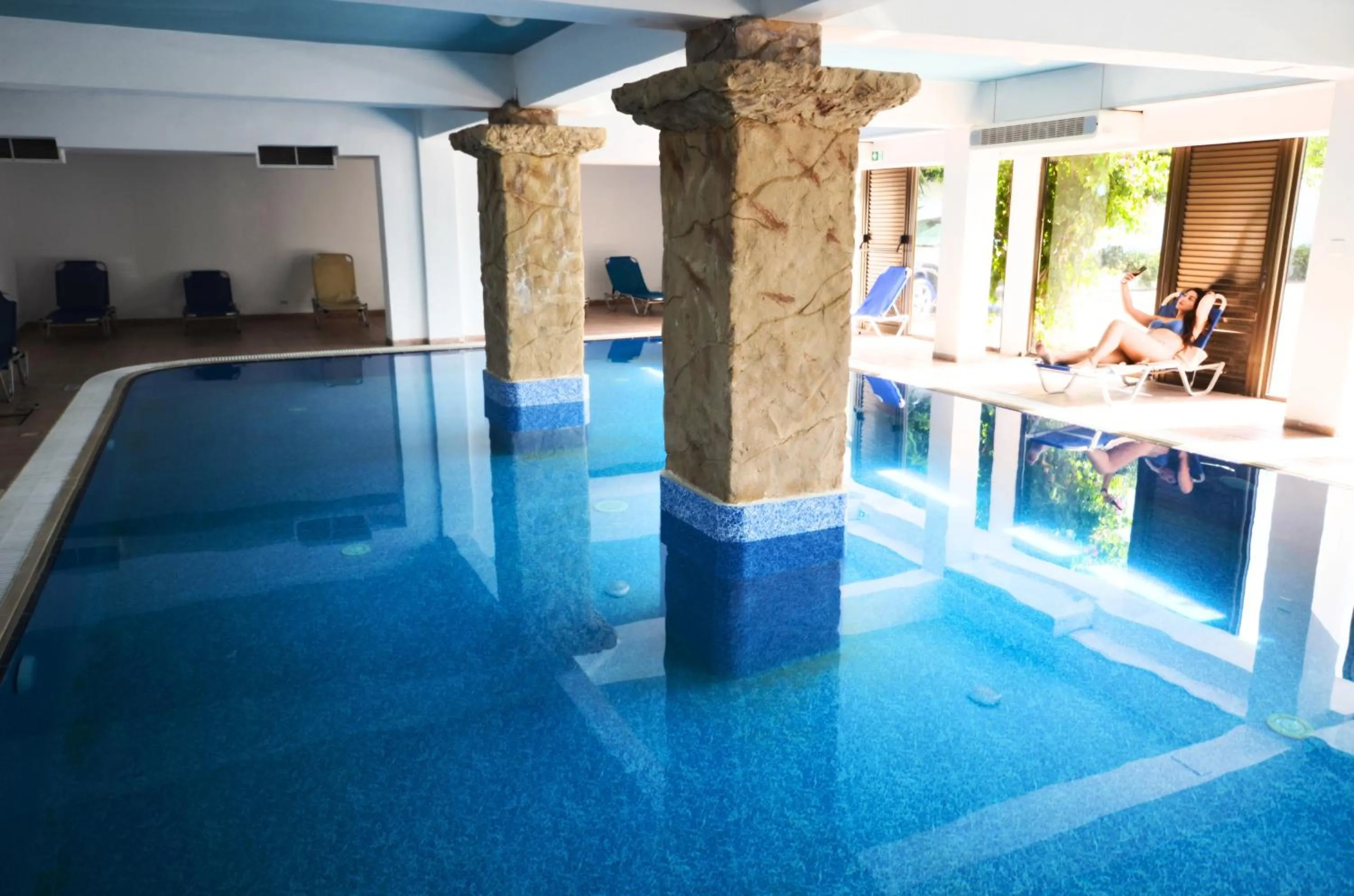 Swimming pool in Avlida Hotel