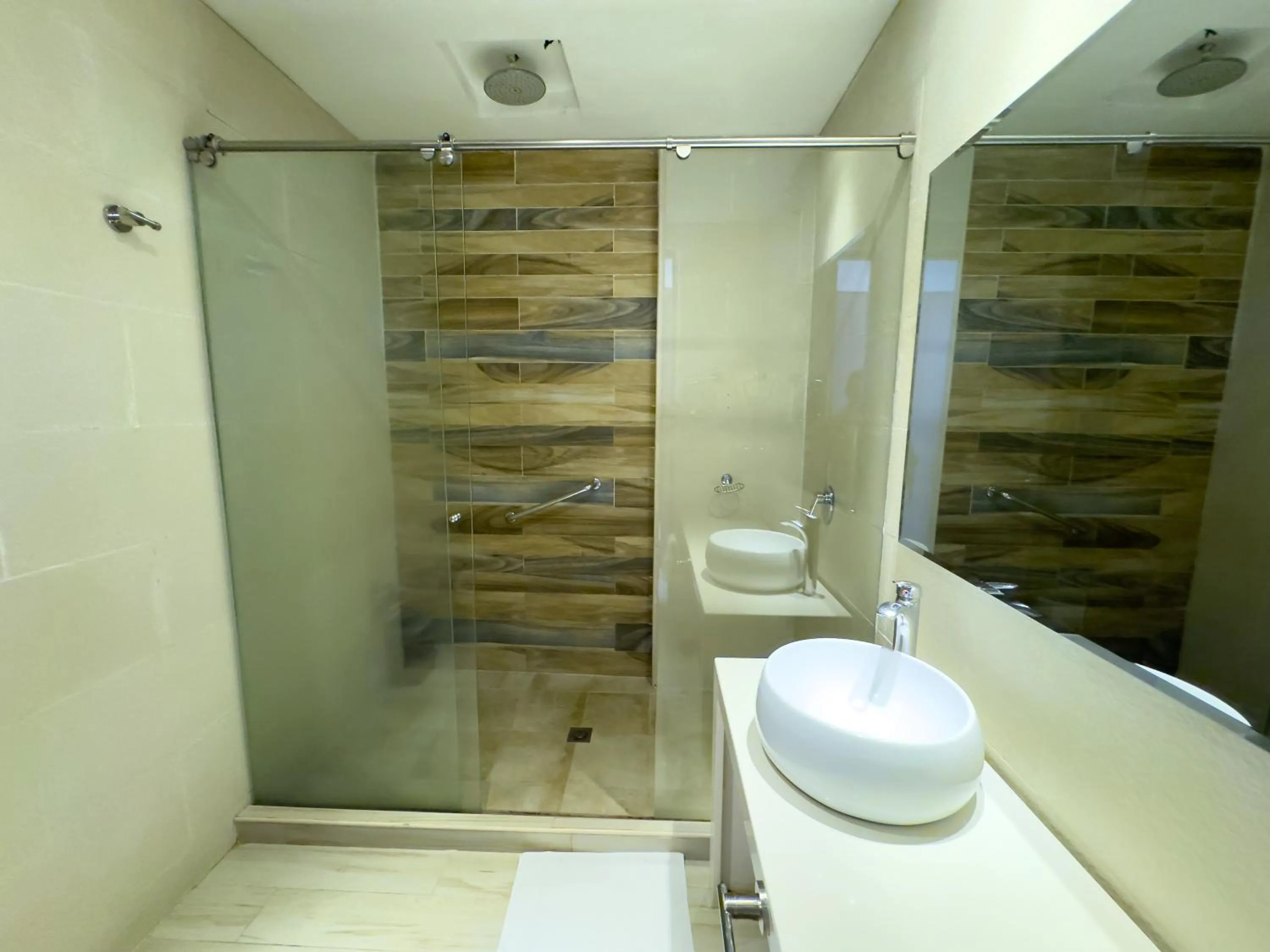 Shower in Hotel Catedral Plaza