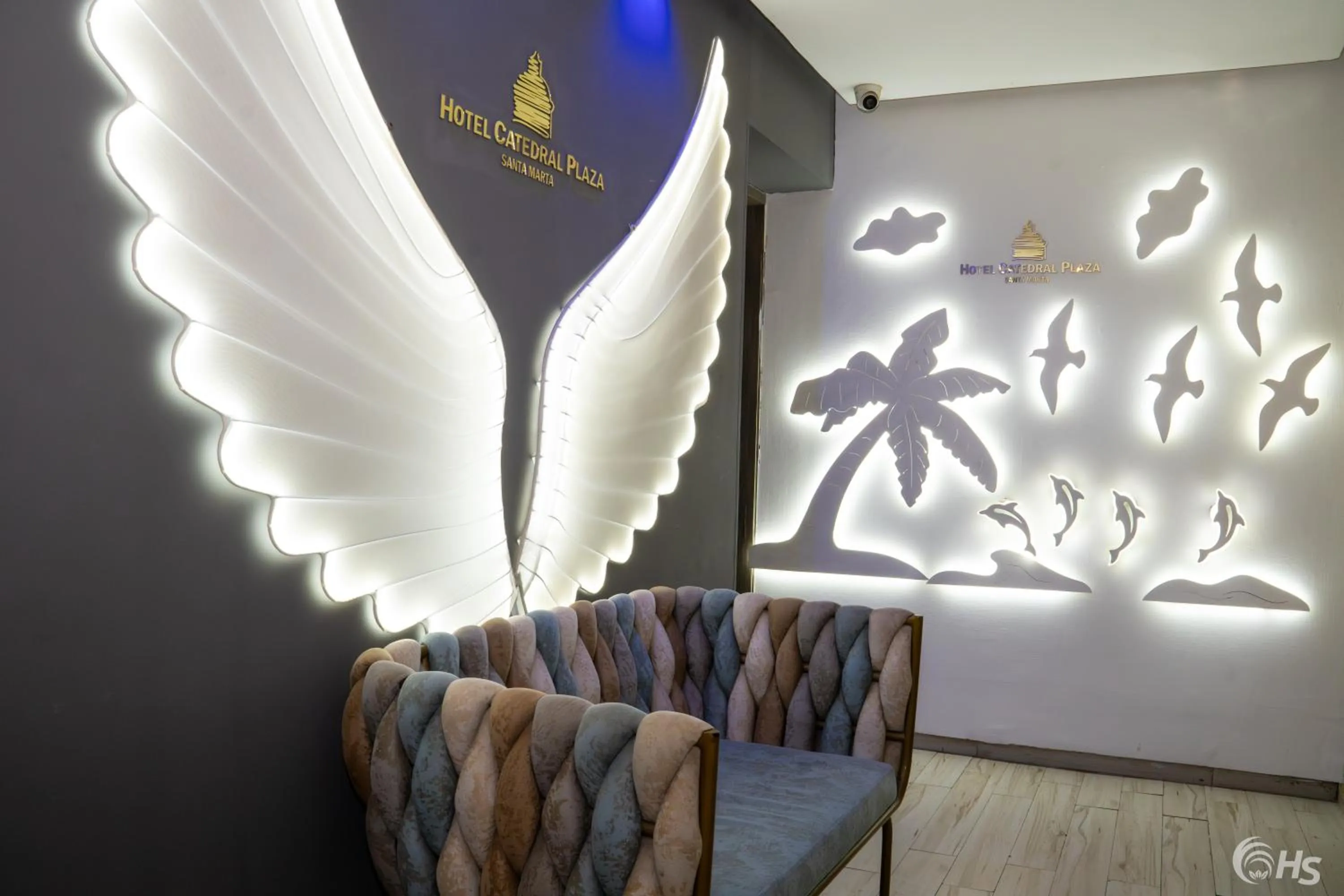 Lobby or reception in Hotel Catedral Plaza