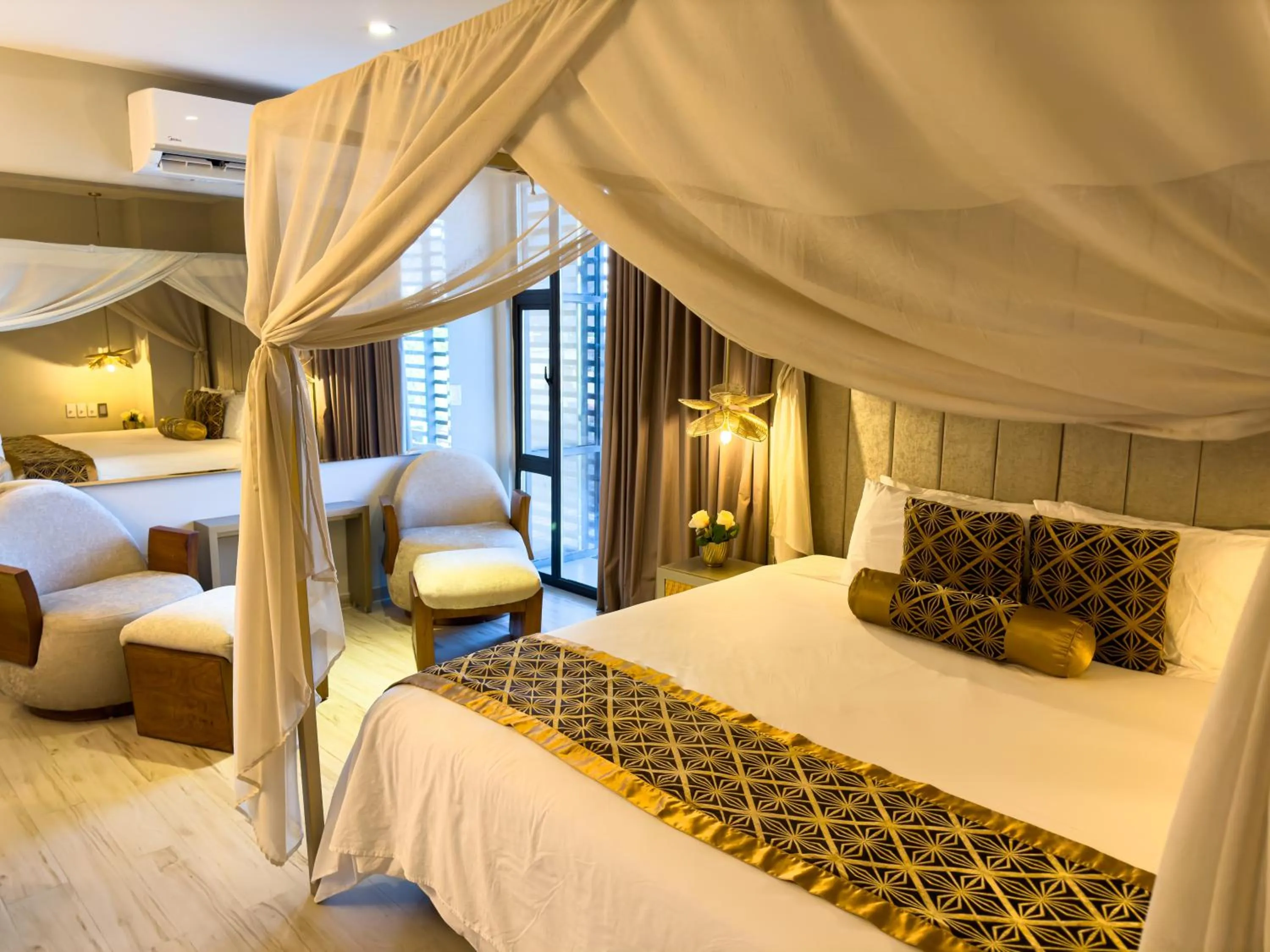 Bed in Hotel Catedral Plaza