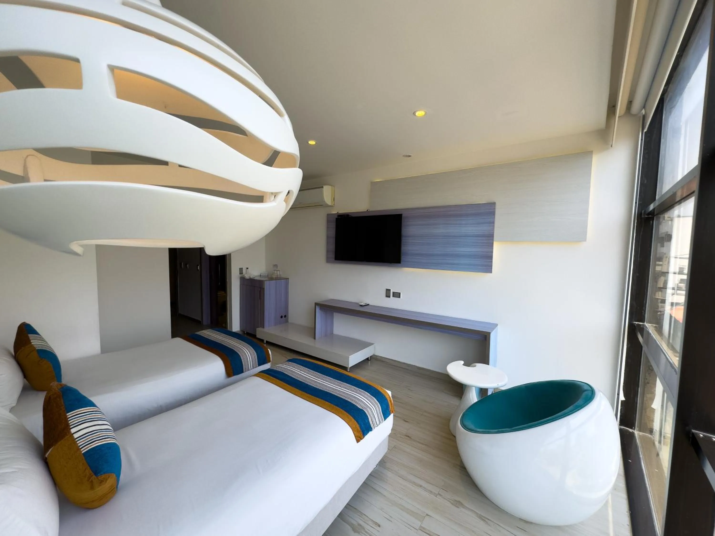 Bed in Hotel Catedral Plaza