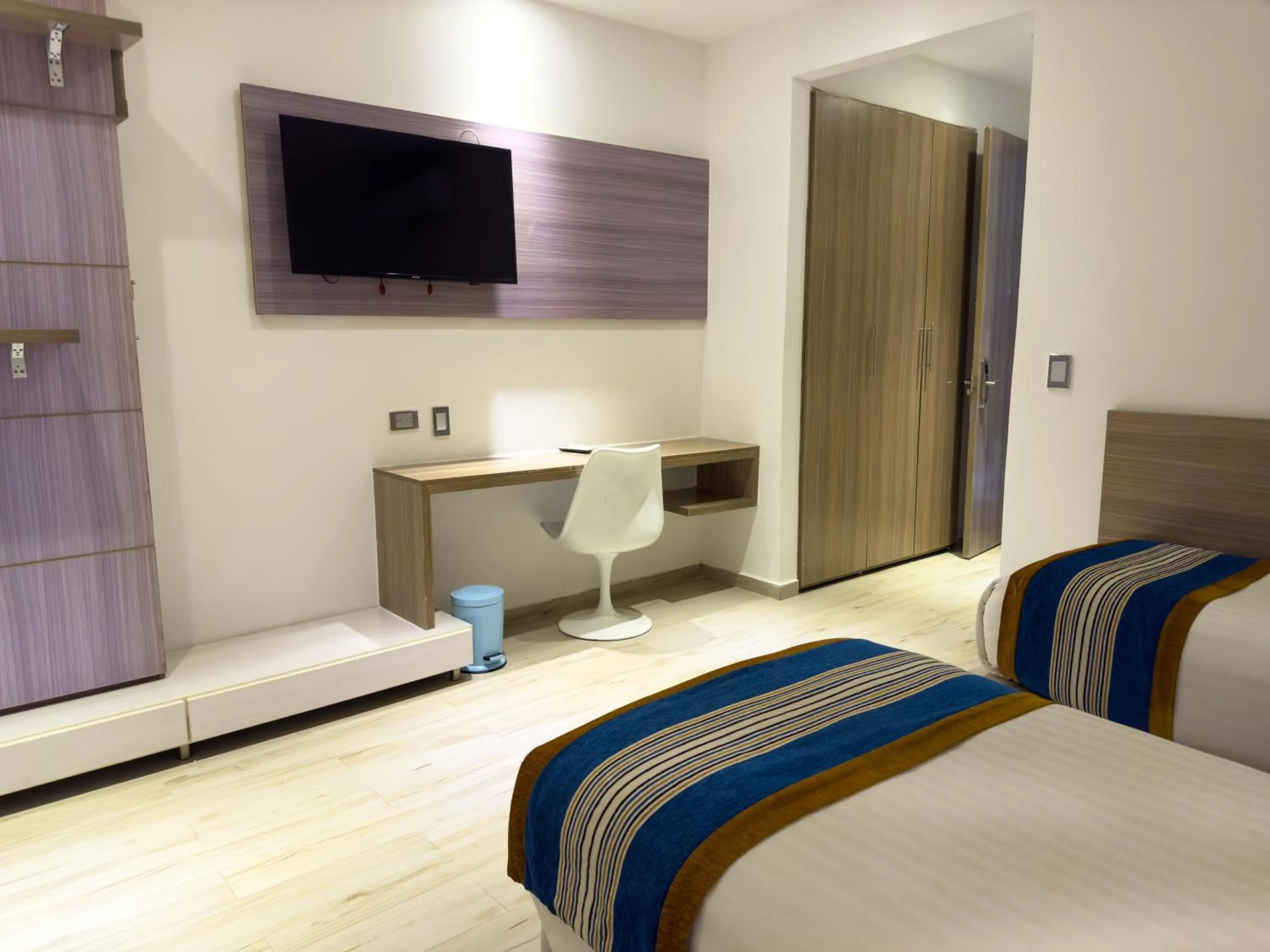 Bed in Hotel Catedral Plaza