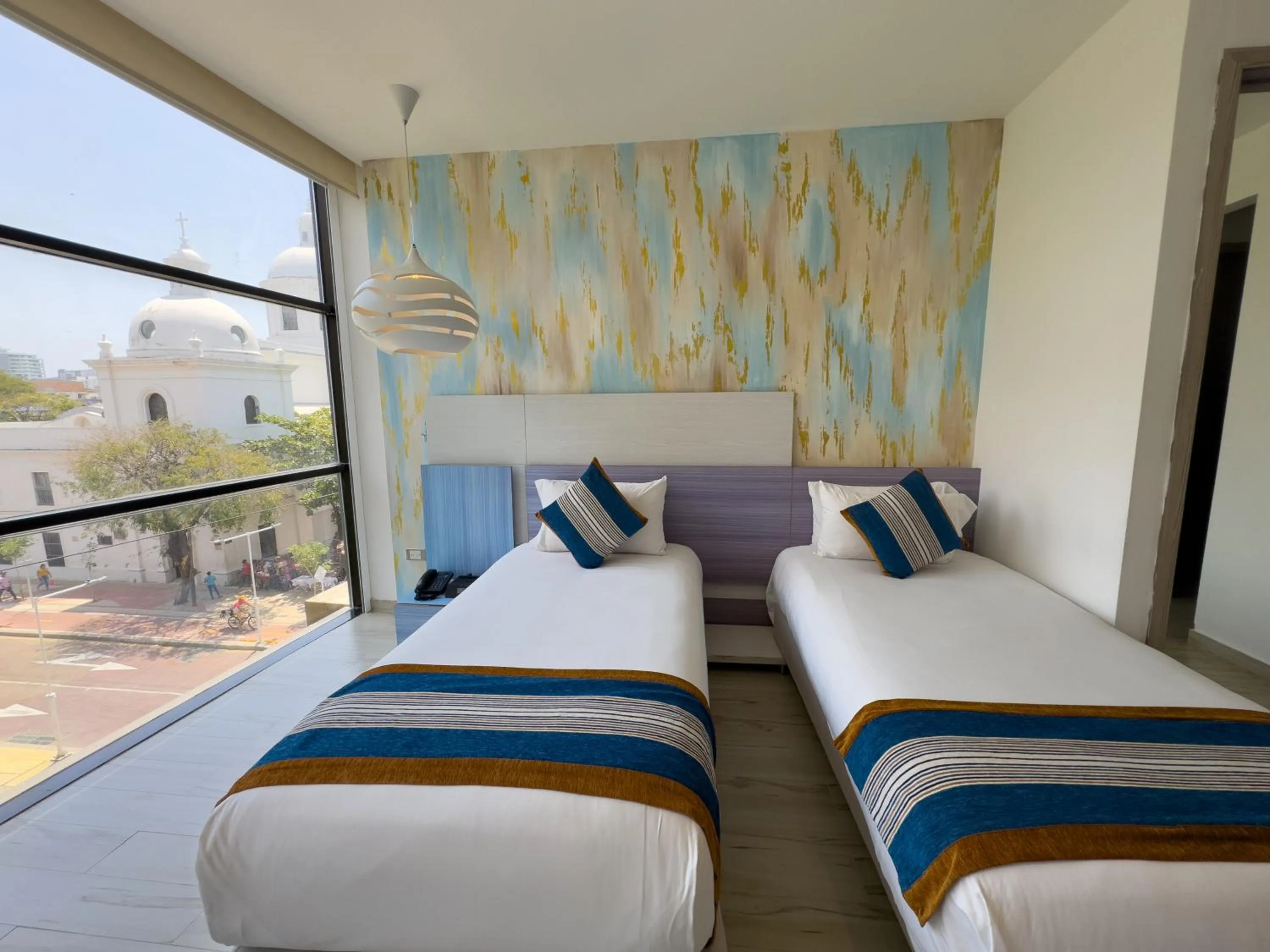 Photo of the whole room, Bed in Hotel Catedral Plaza