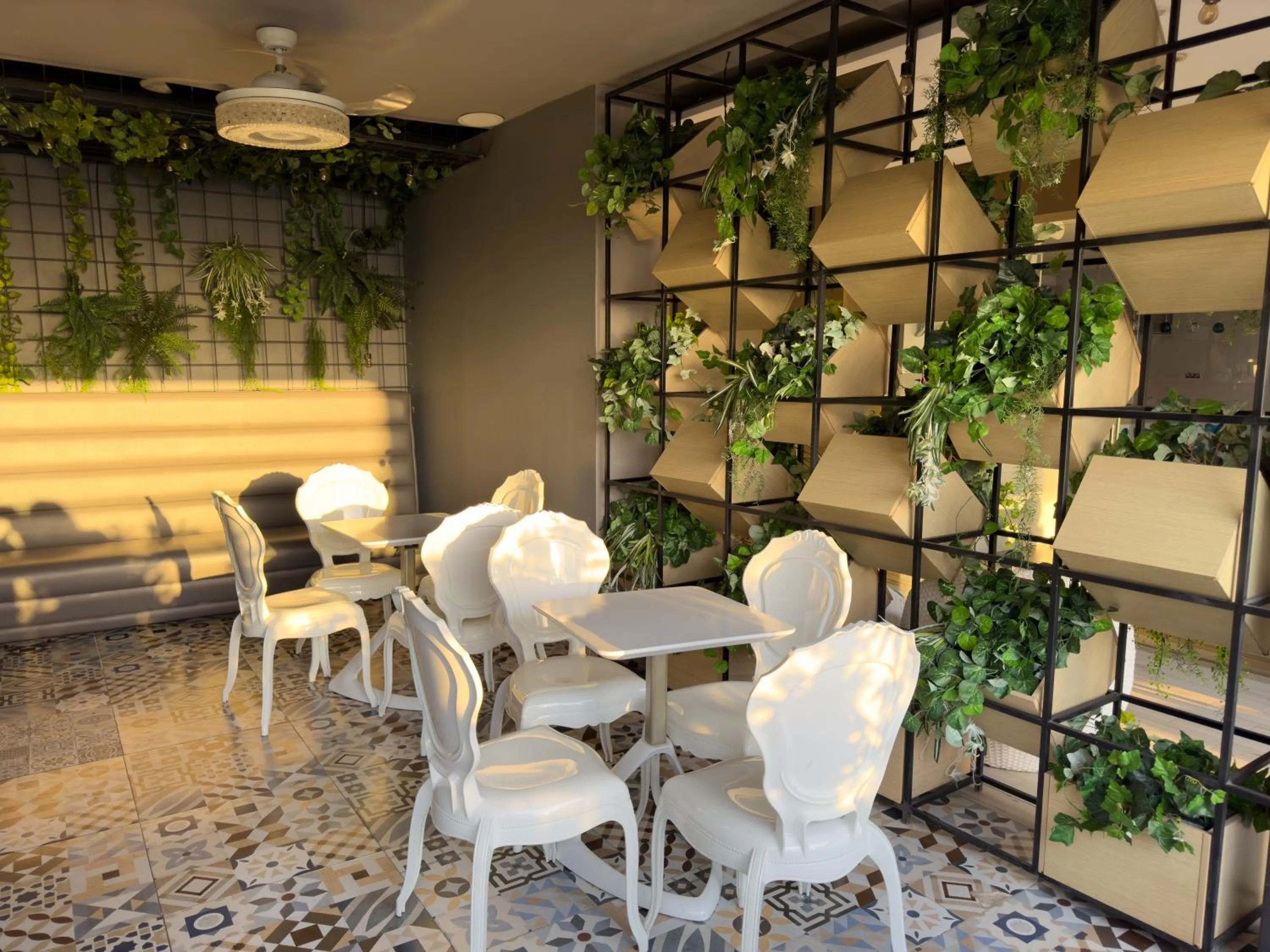 Dining area in Hotel Catedral Plaza