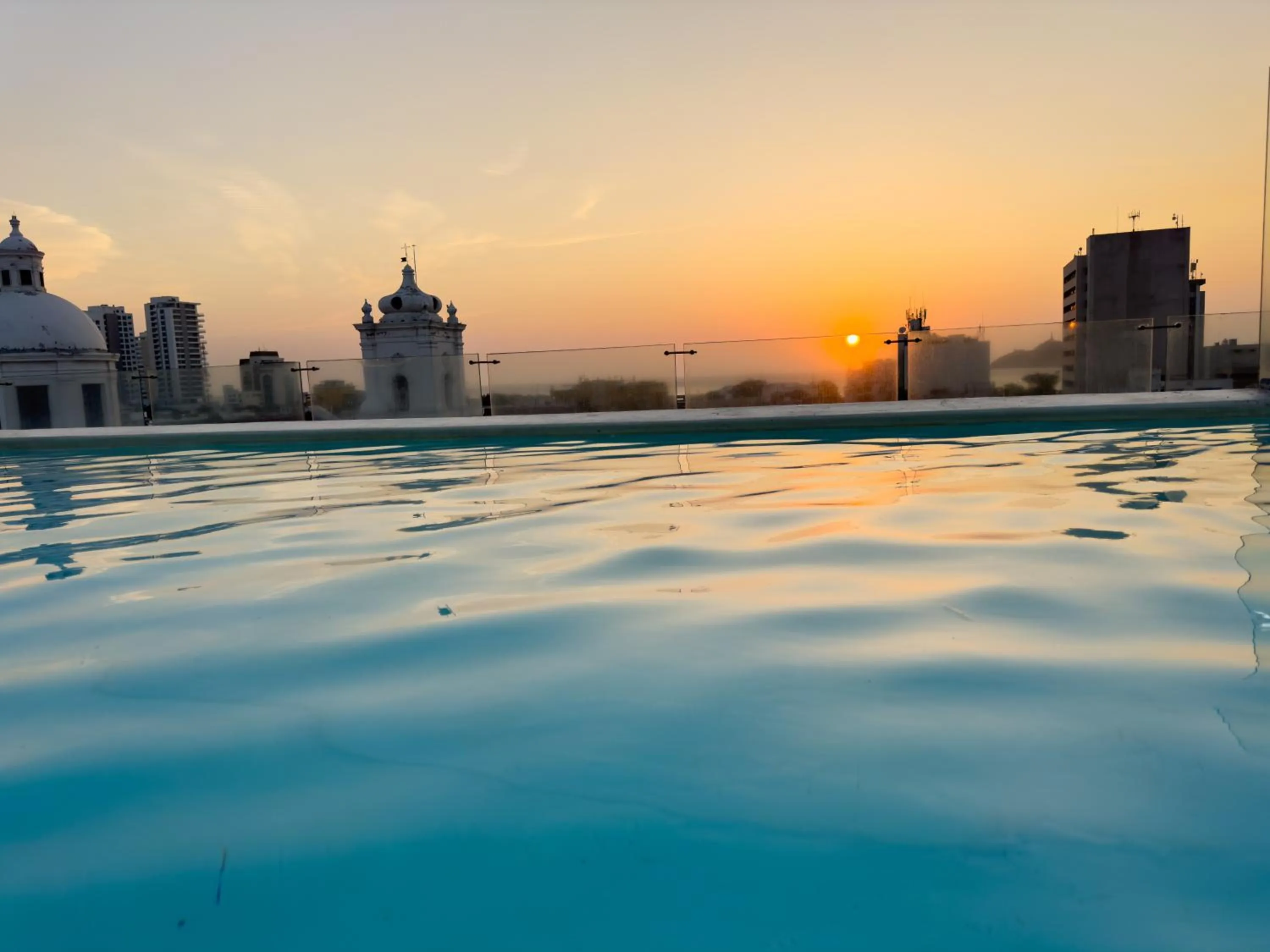 Sunset in Hotel Catedral Plaza