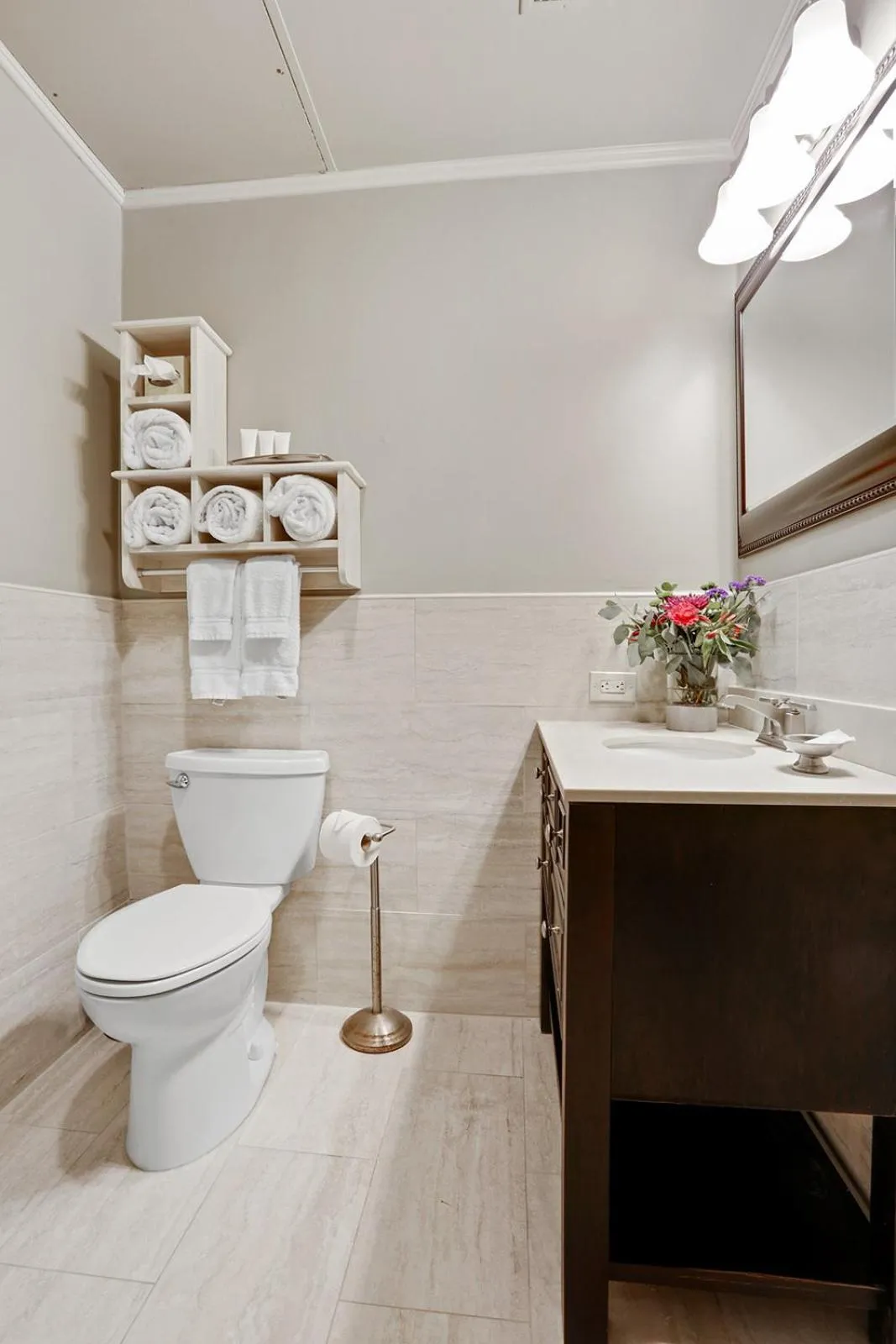 Toilet in La Galerie French Quarter Hotel